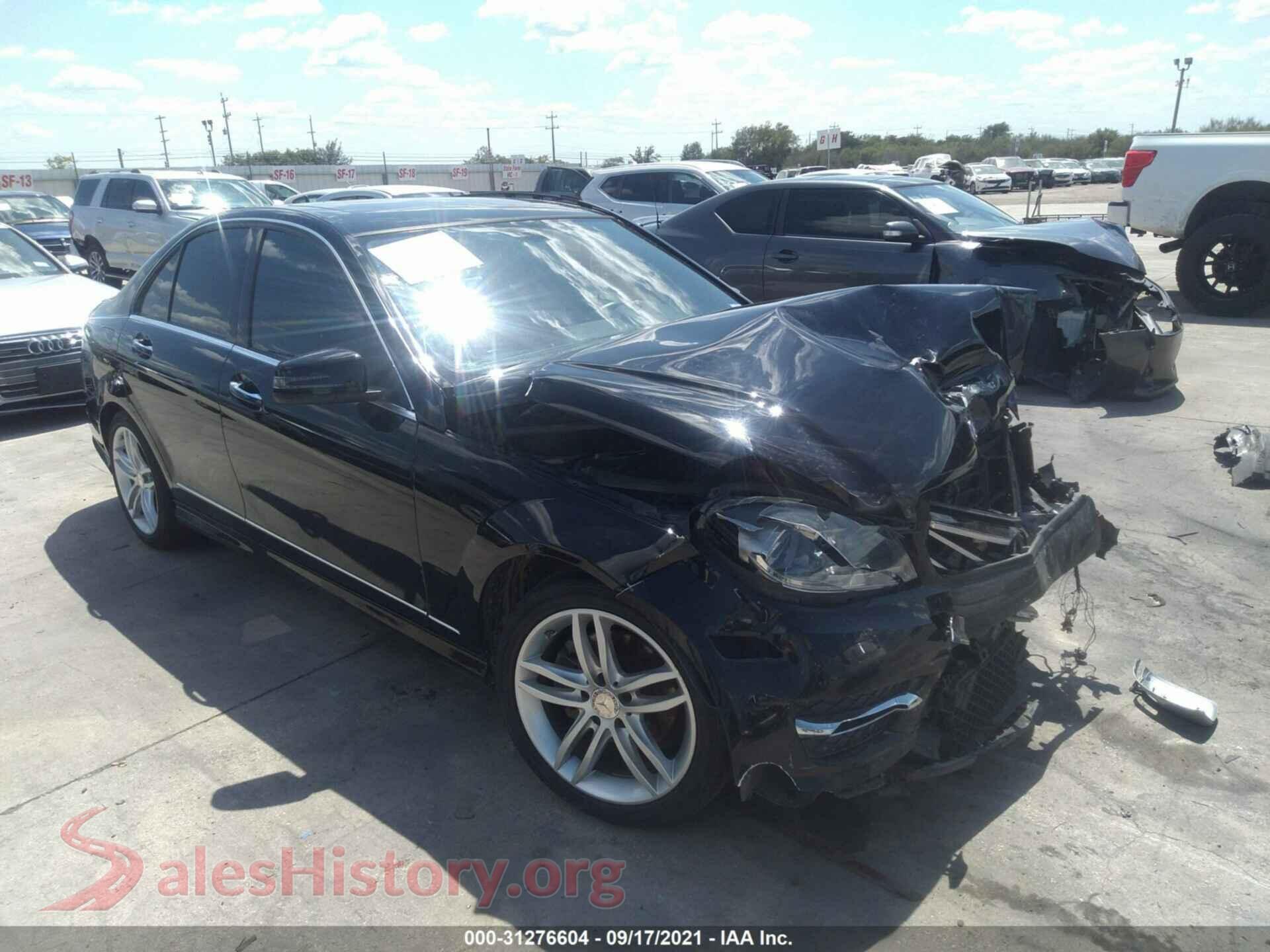 2014 MERCEDES-BENZ C-CLASS — VIN WDDGF4HB9EA965733
