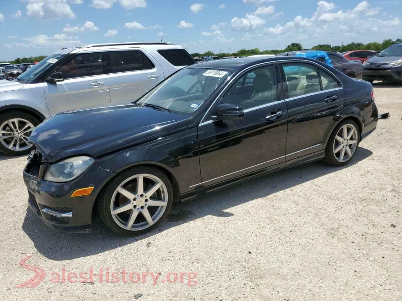 2014 MERCEDES-BENZ C-CLASS — VIN WDDGF4HBXEA964641