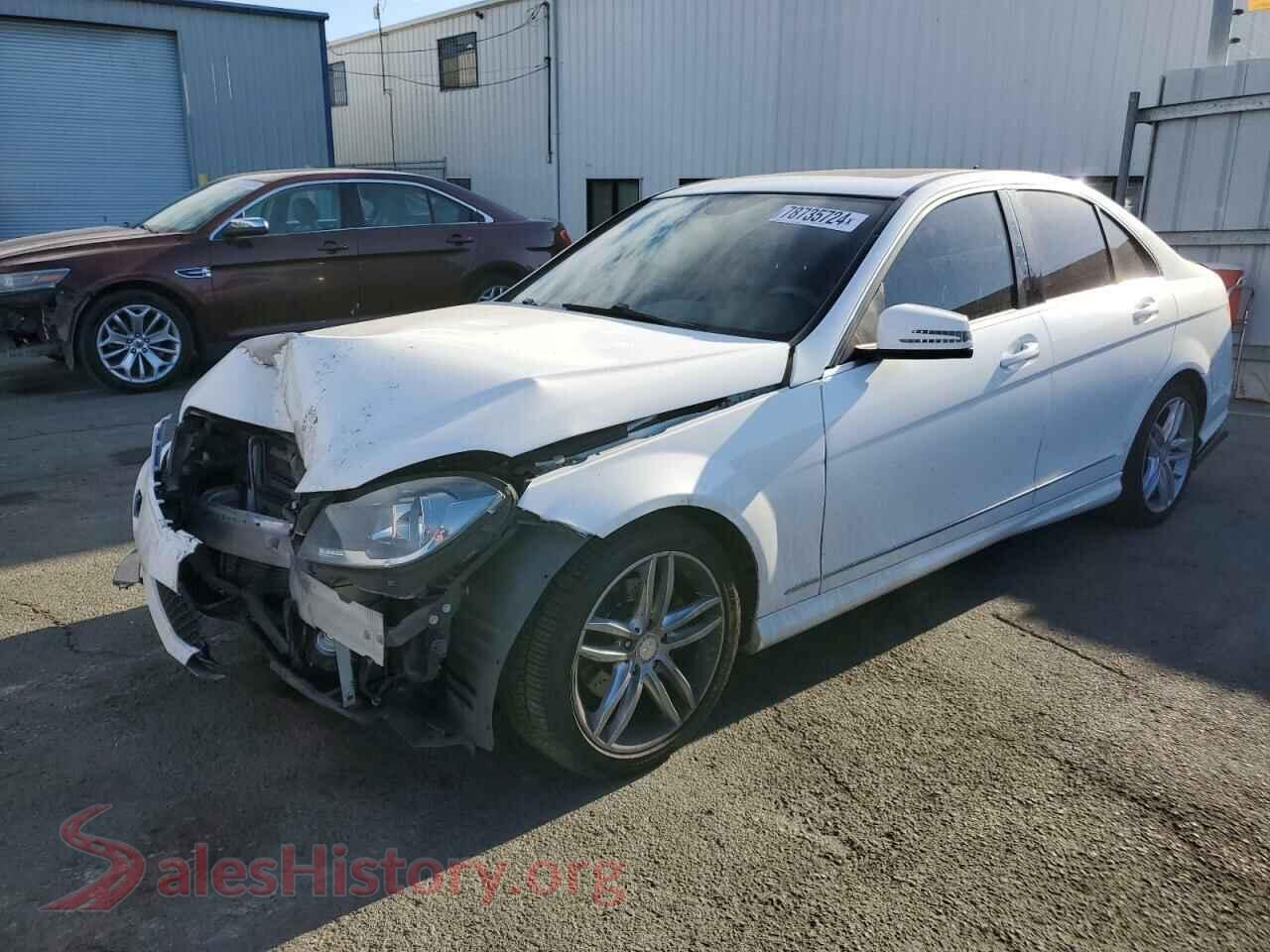 2014 MERCEDES-BENZ C-CLASS — VIN WDDGF4HBXEA965224