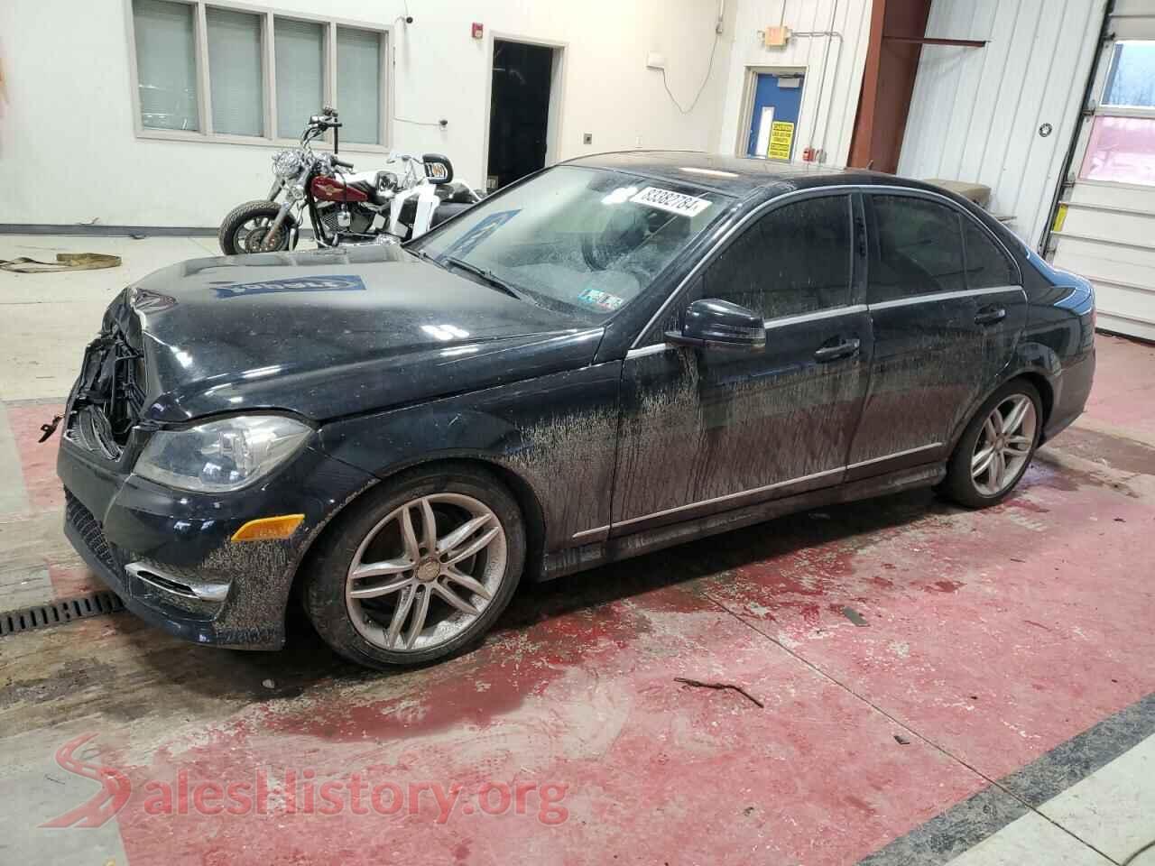 2014 MERCEDES-BENZ C-CLASS — VIN WDDGF4HBXEG249906