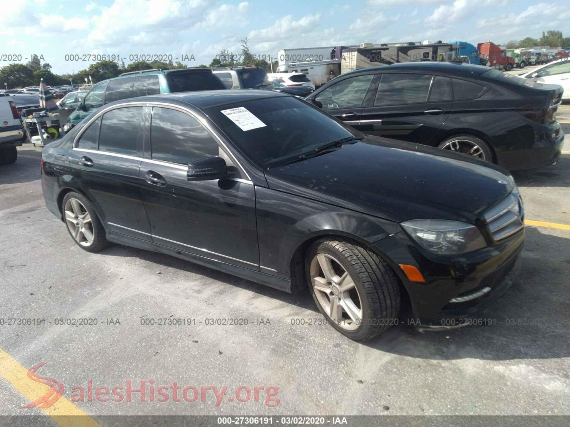 2011 MERCEDES-BENZ C — VIN WDDGF5EB0BA515409