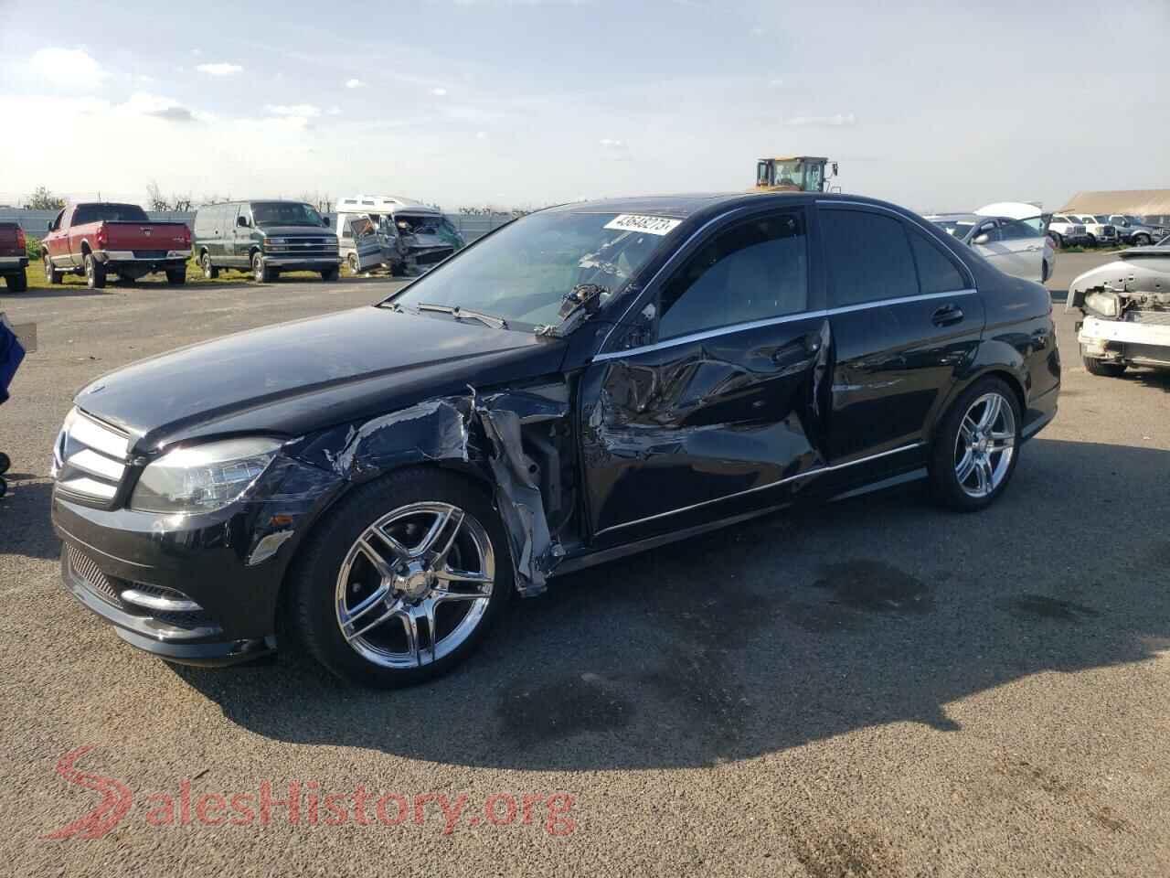2011 MERCEDES-BENZ C-CLASS — VIN WDDGF5EB4BA527353