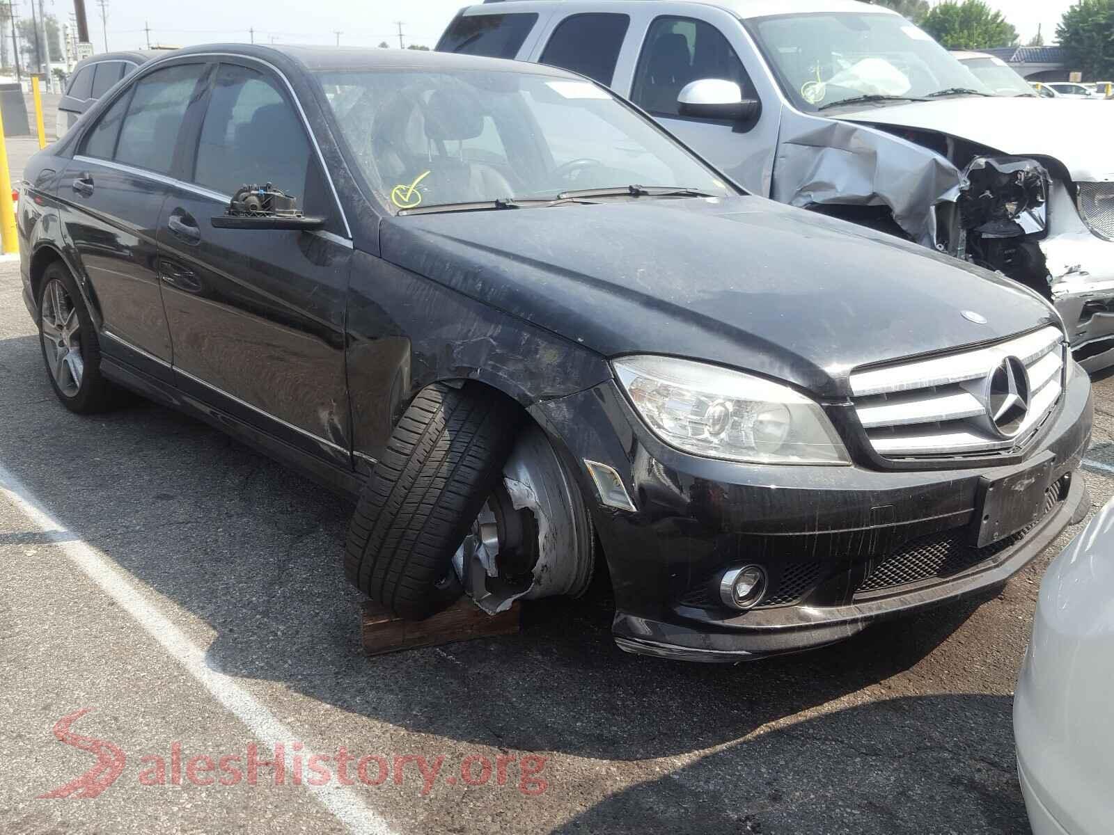 2010 MERCEDES-BENZ C CLASS — VIN WDDGF5EB6AR124734