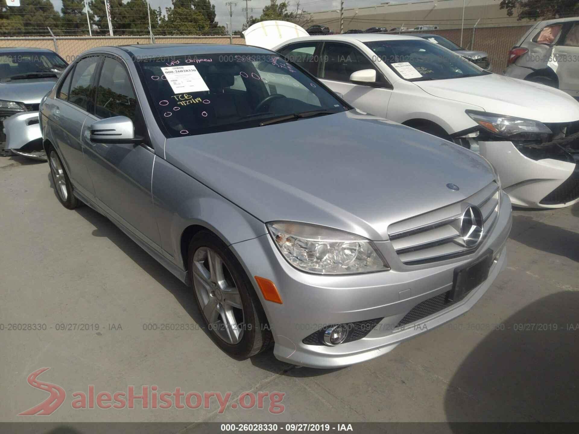 2010 MERCEDES-BENZ C — VIN WDDGF5EB9AR126381