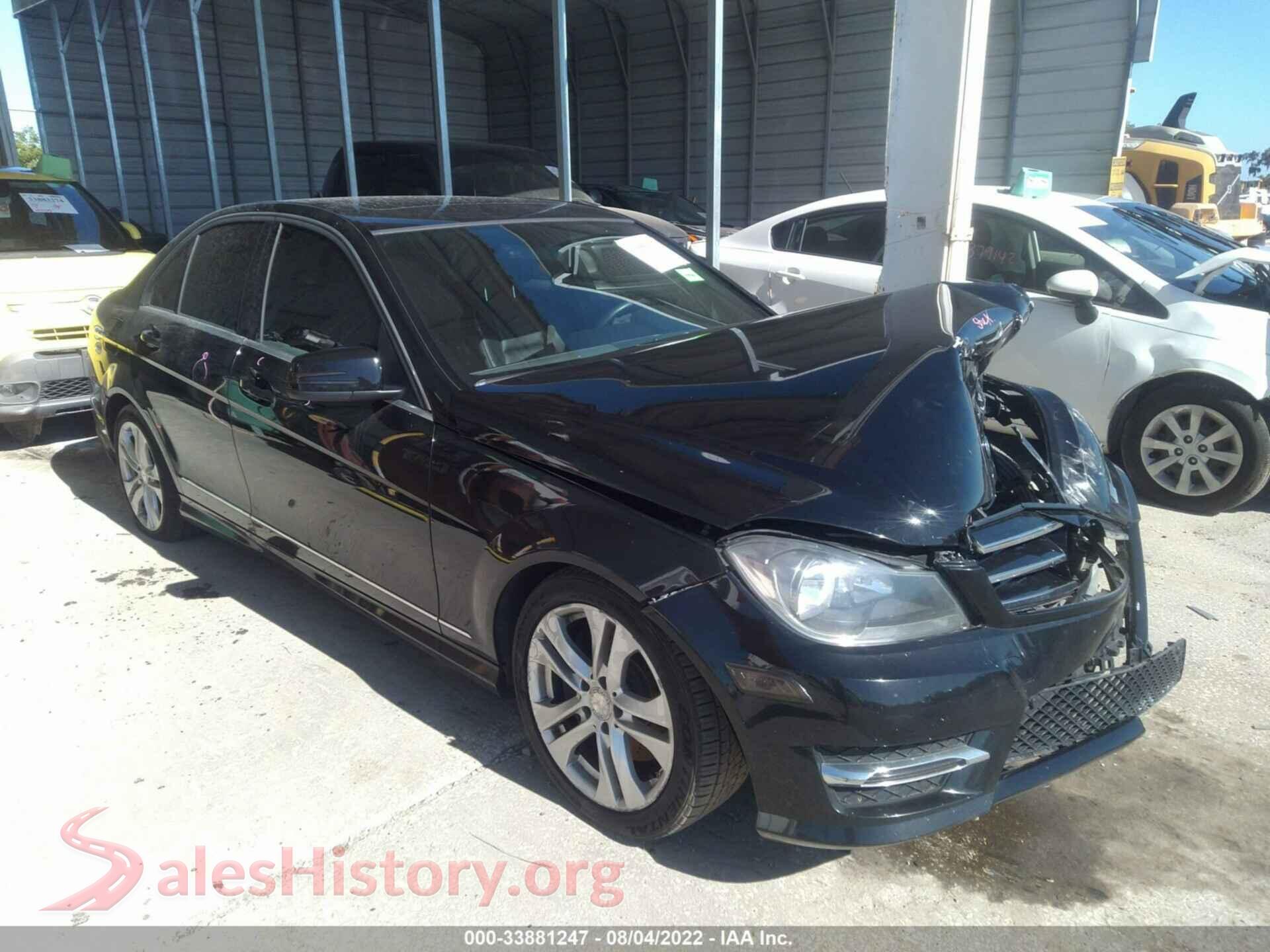 2013 MERCEDES-BENZ C-CLASS — VIN WDDGF5HB9DA857357