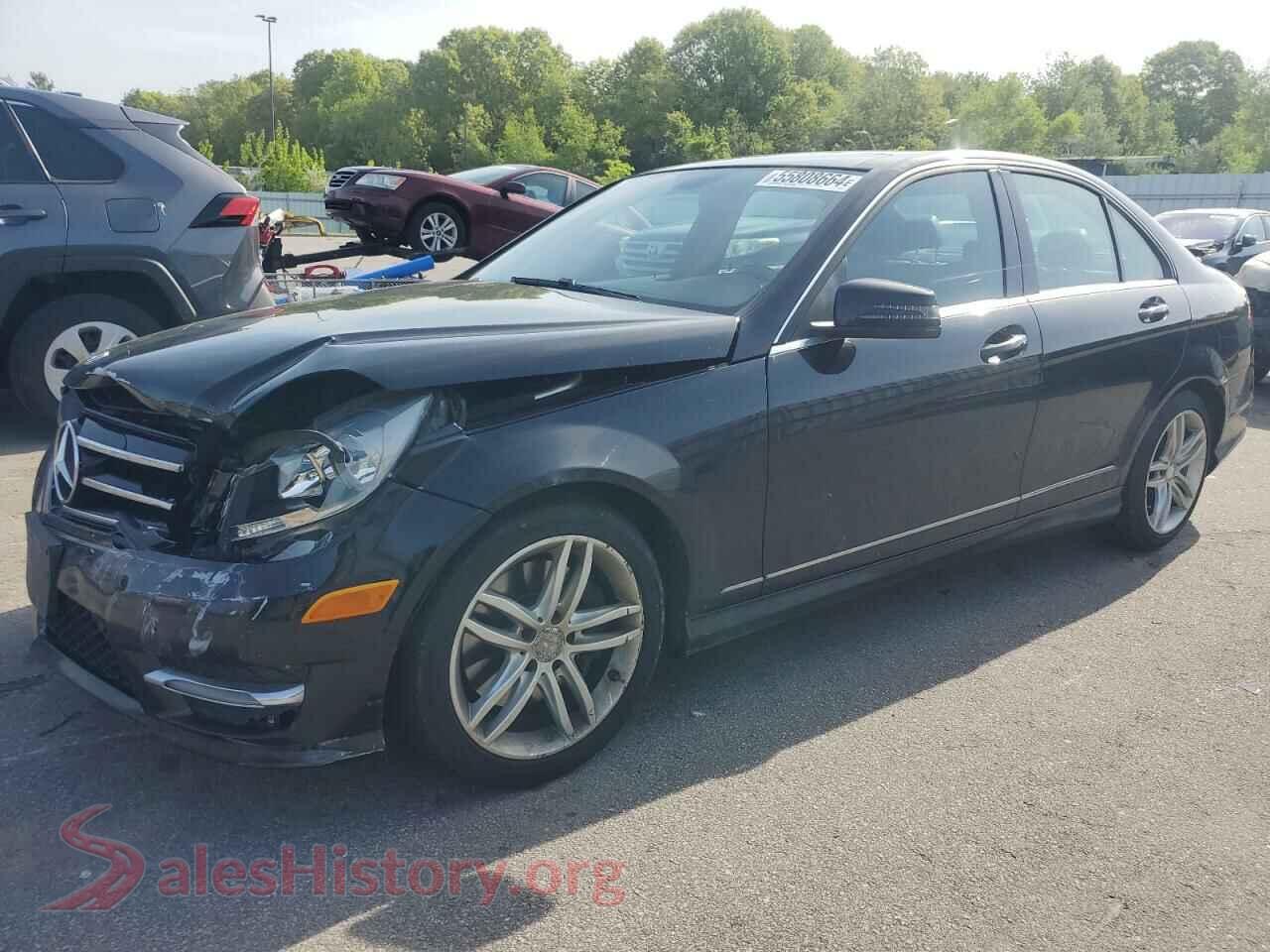 2014 MERCEDES-BENZ C-CLASS — VIN WDDGF8AB5EG174923