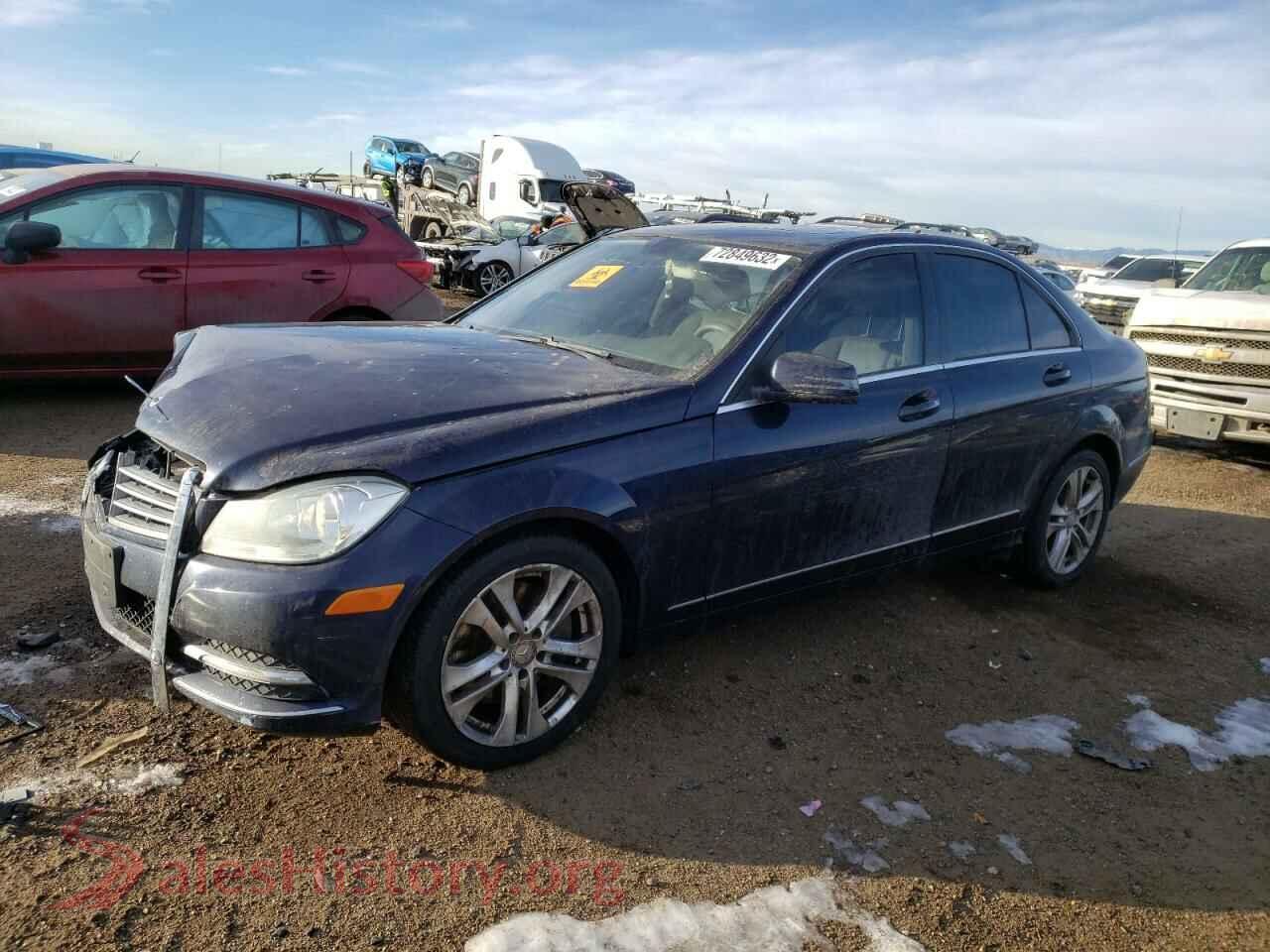 2014 MERCEDES-BENZ C-CLASS — VIN WDDGF8AB5EG184917
