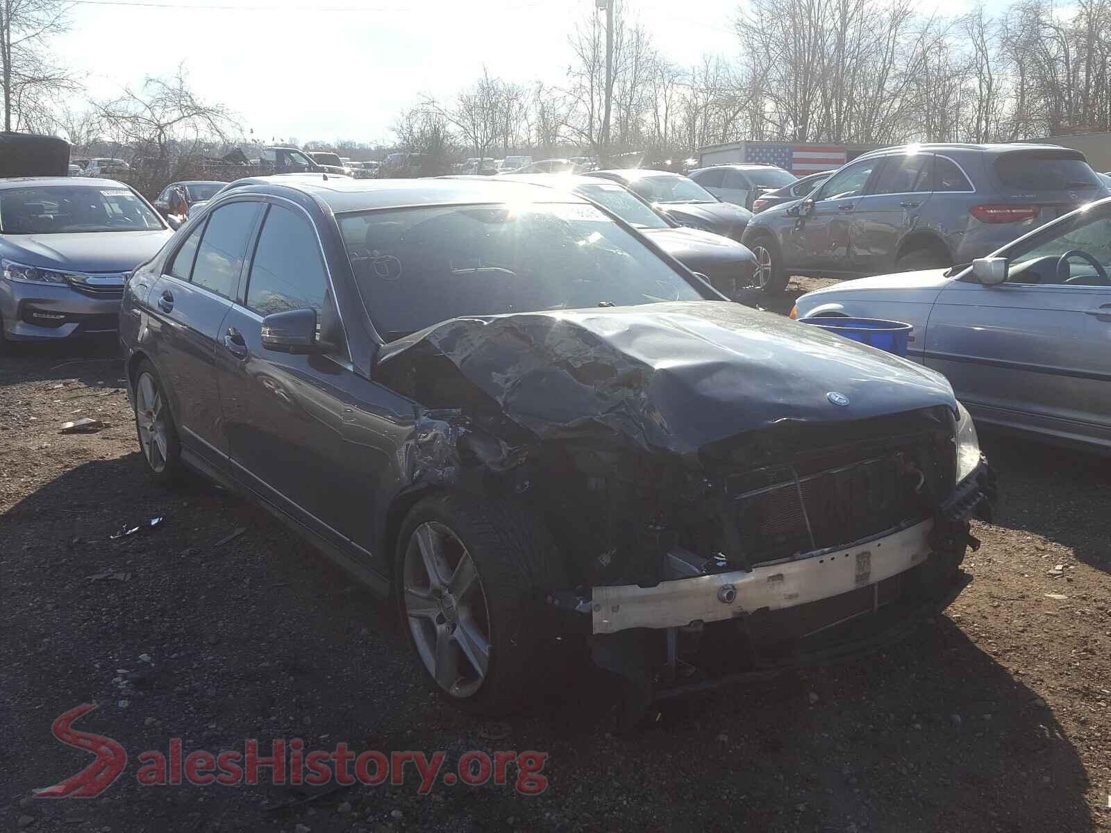 2010 MERCEDES-BENZ C CLASS — VIN WDDGF8BB2AR093729