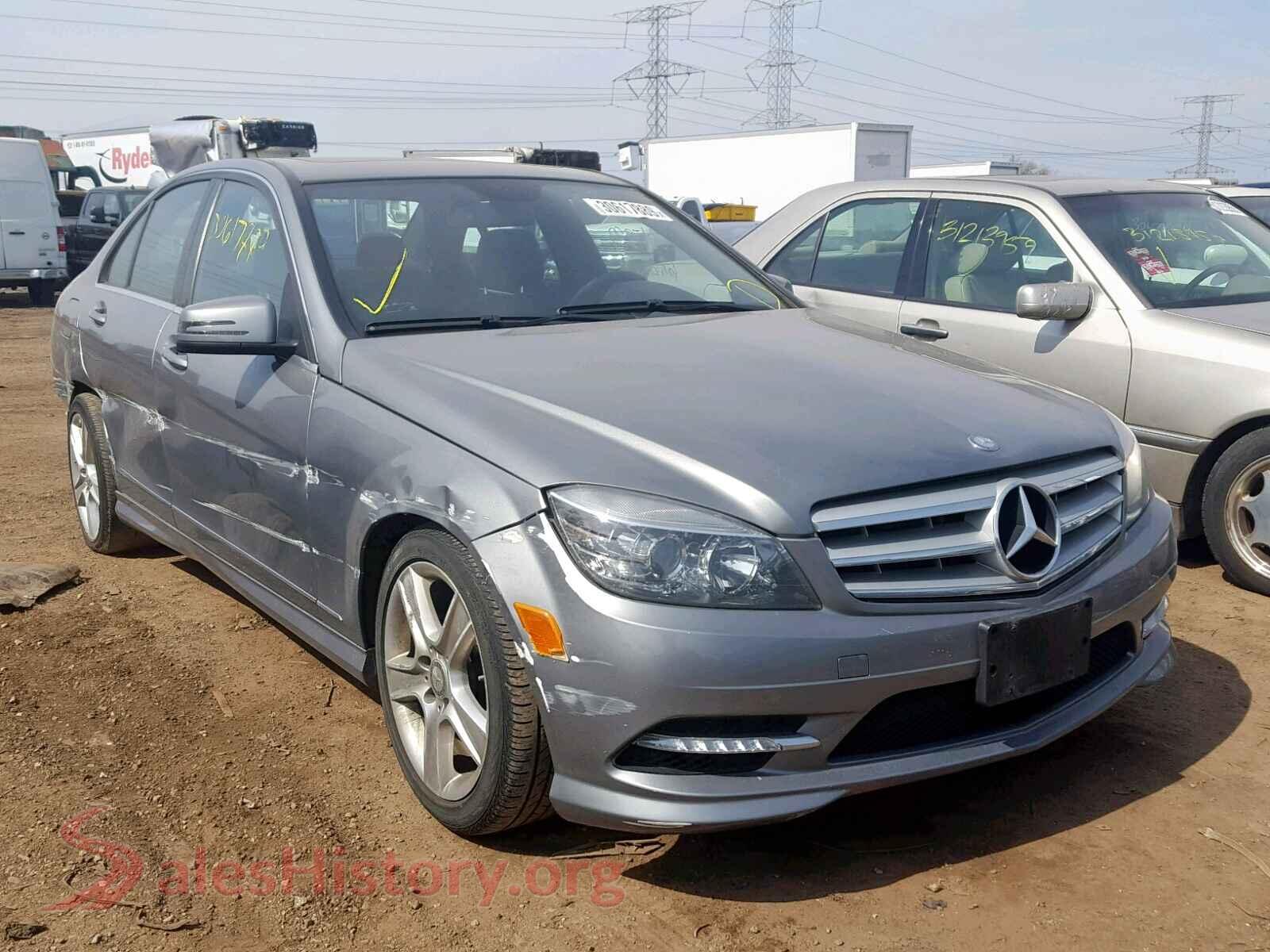 2011 MERCEDES-BENZ C CLASS — VIN WDDGF8BBXBR150809
