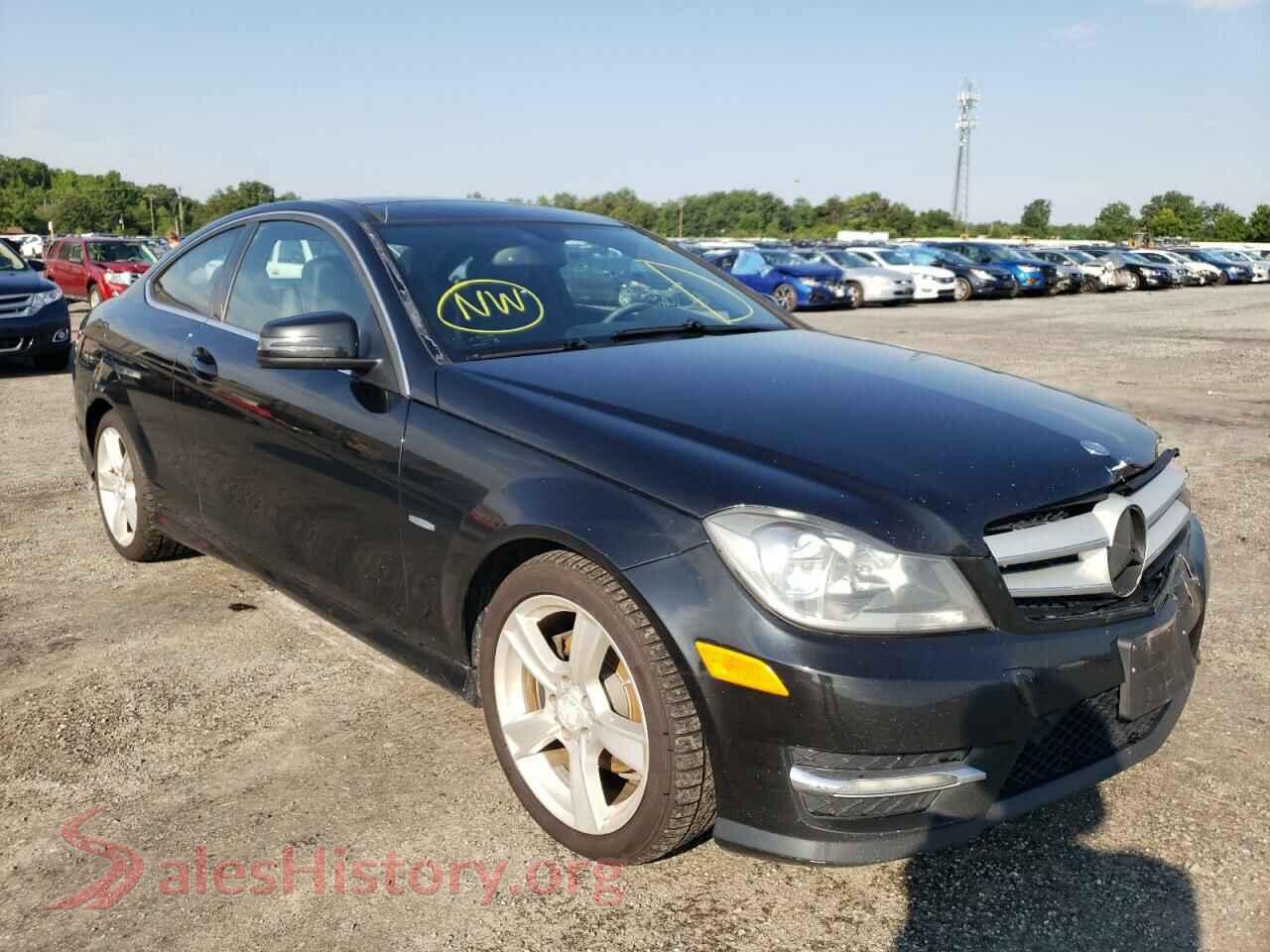 2012 MERCEDES-BENZ C-CLASS — VIN WDDGJ4HB0CF761420