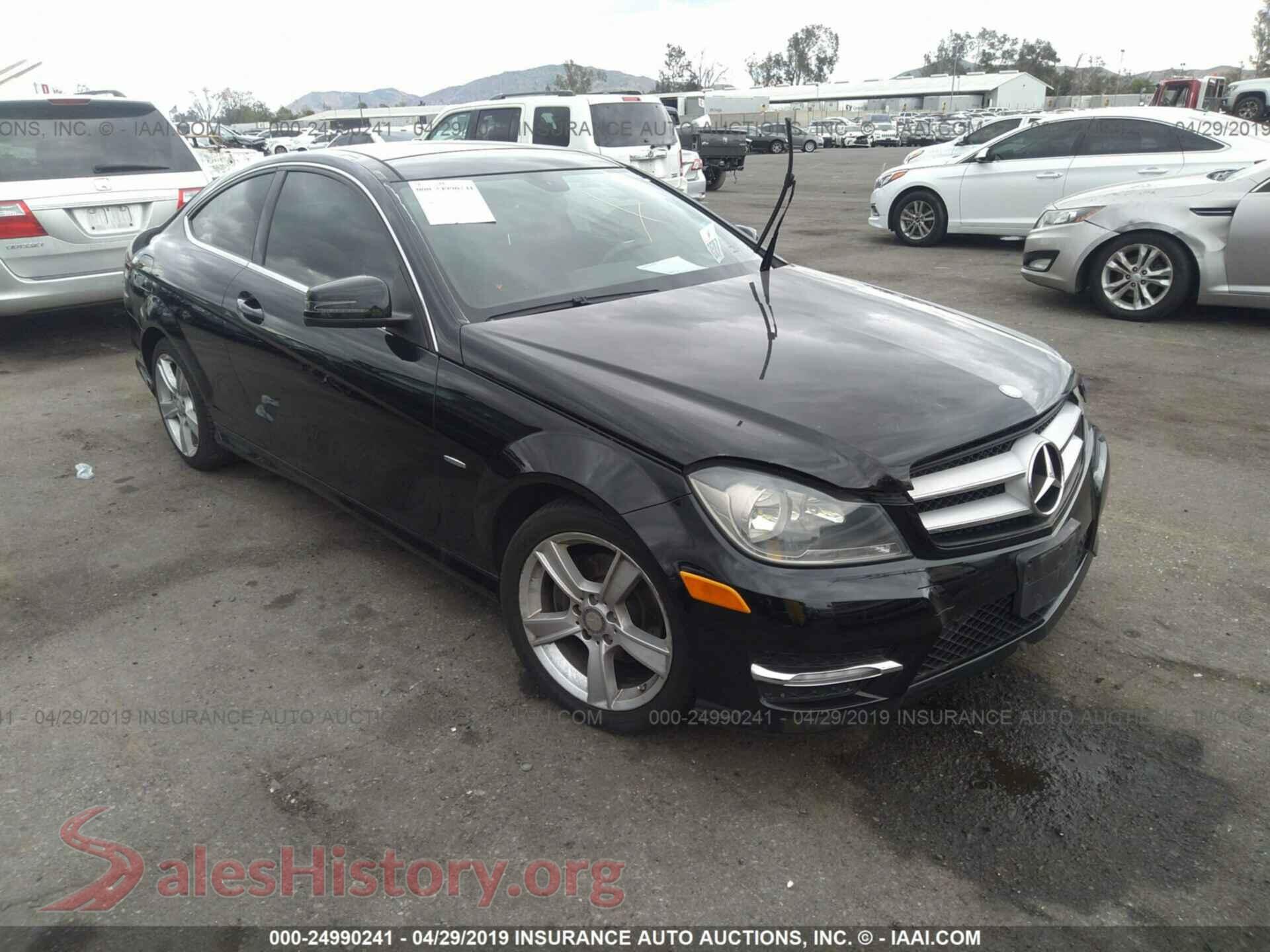 2012 MERCEDES-BENZ C — VIN WDDGJ4HB7CF771684