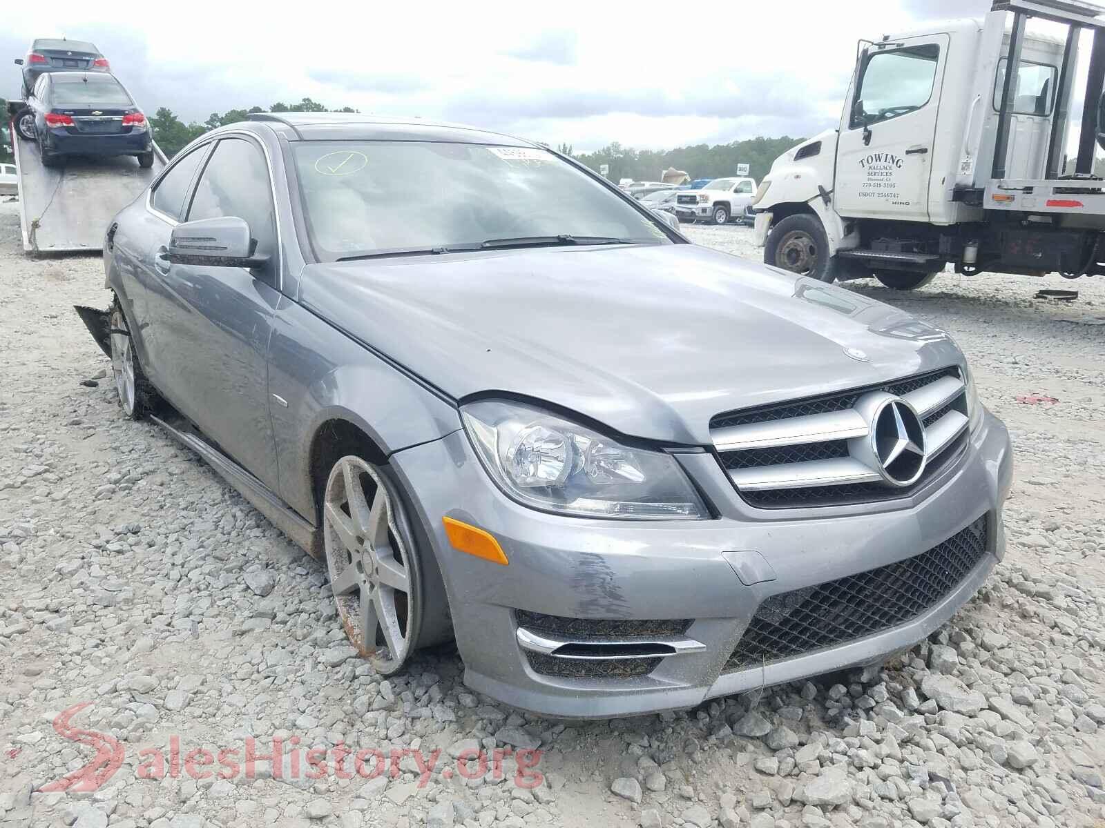 2012 MERCEDES-BENZ C CLASS — VIN WDDGJ5HB9CF807722