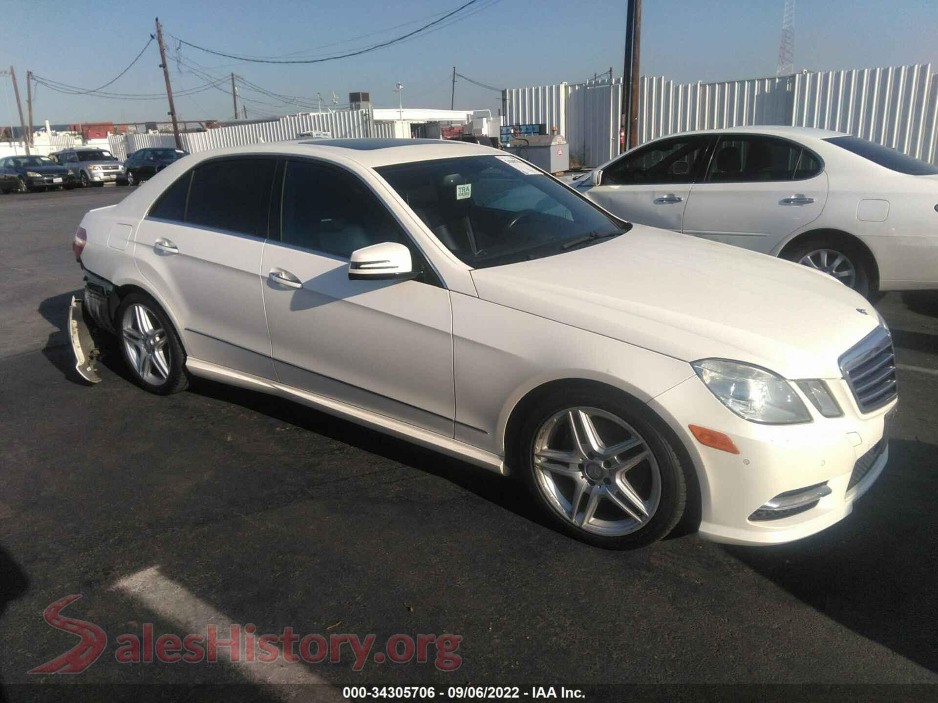 2013 MERCEDES-BENZ E-CLASS — VIN WDDHF5KB0DA738867
