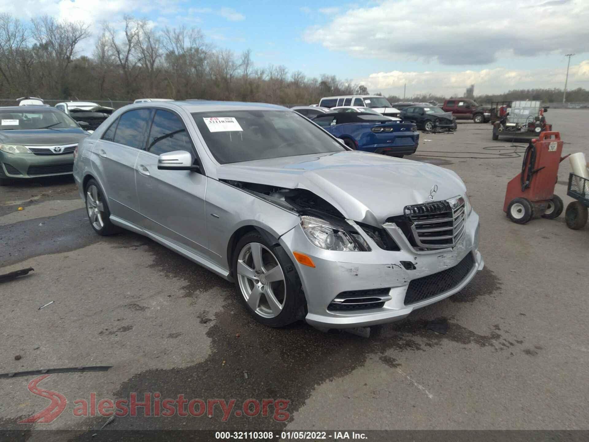 2012 MERCEDES-BENZ E-CLASS — VIN WDDHF5KB1CA647038