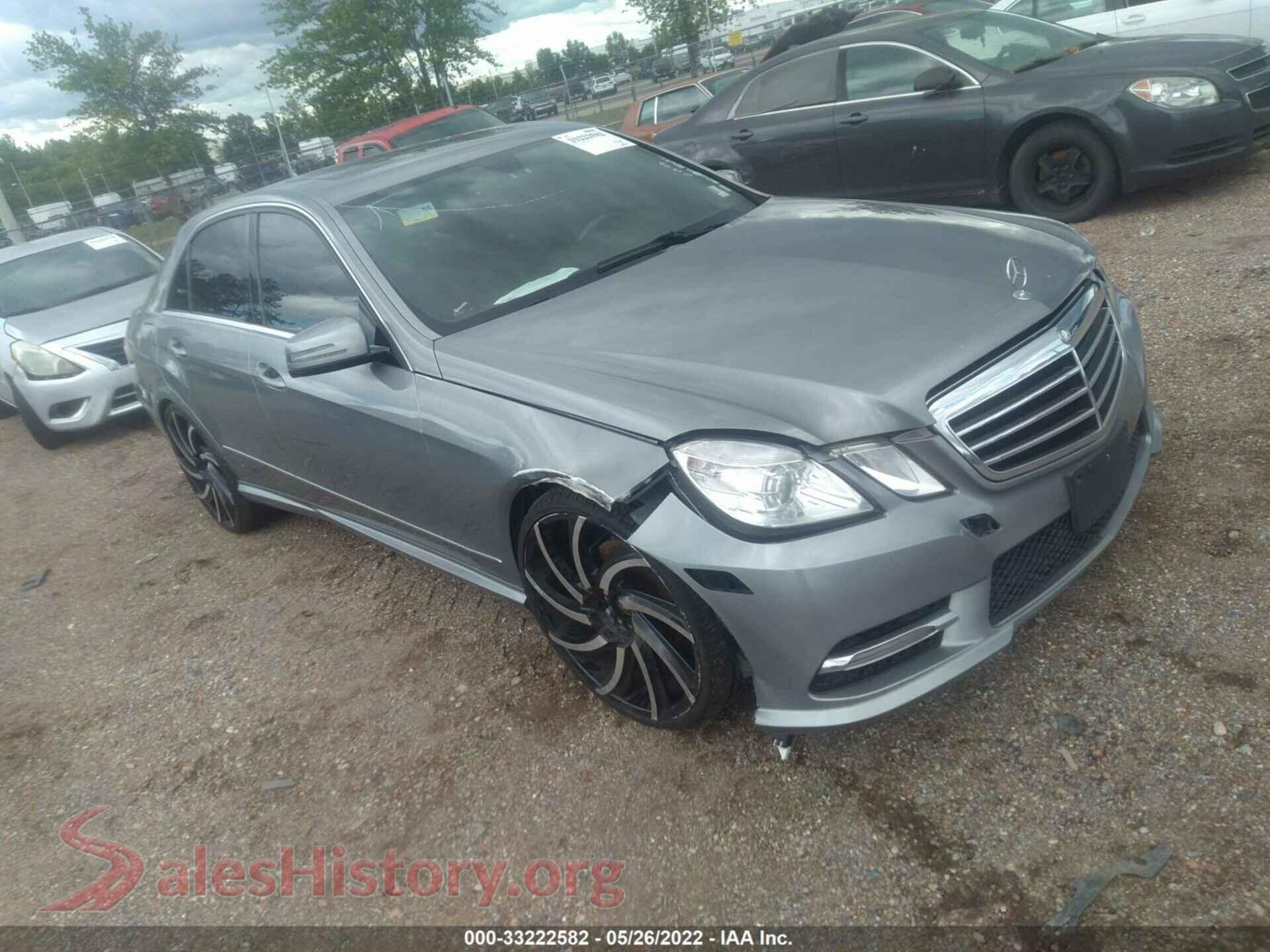 2013 MERCEDES-BENZ E-CLASS — VIN WDDHF5KB2DA725134