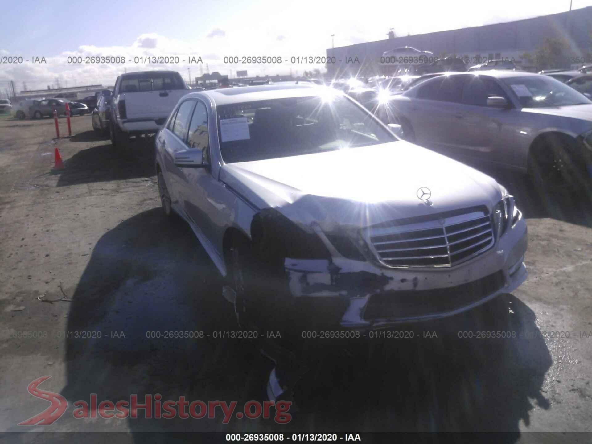 2013 MERCEDES-BENZ E — VIN WDDHF5KBXDA672540