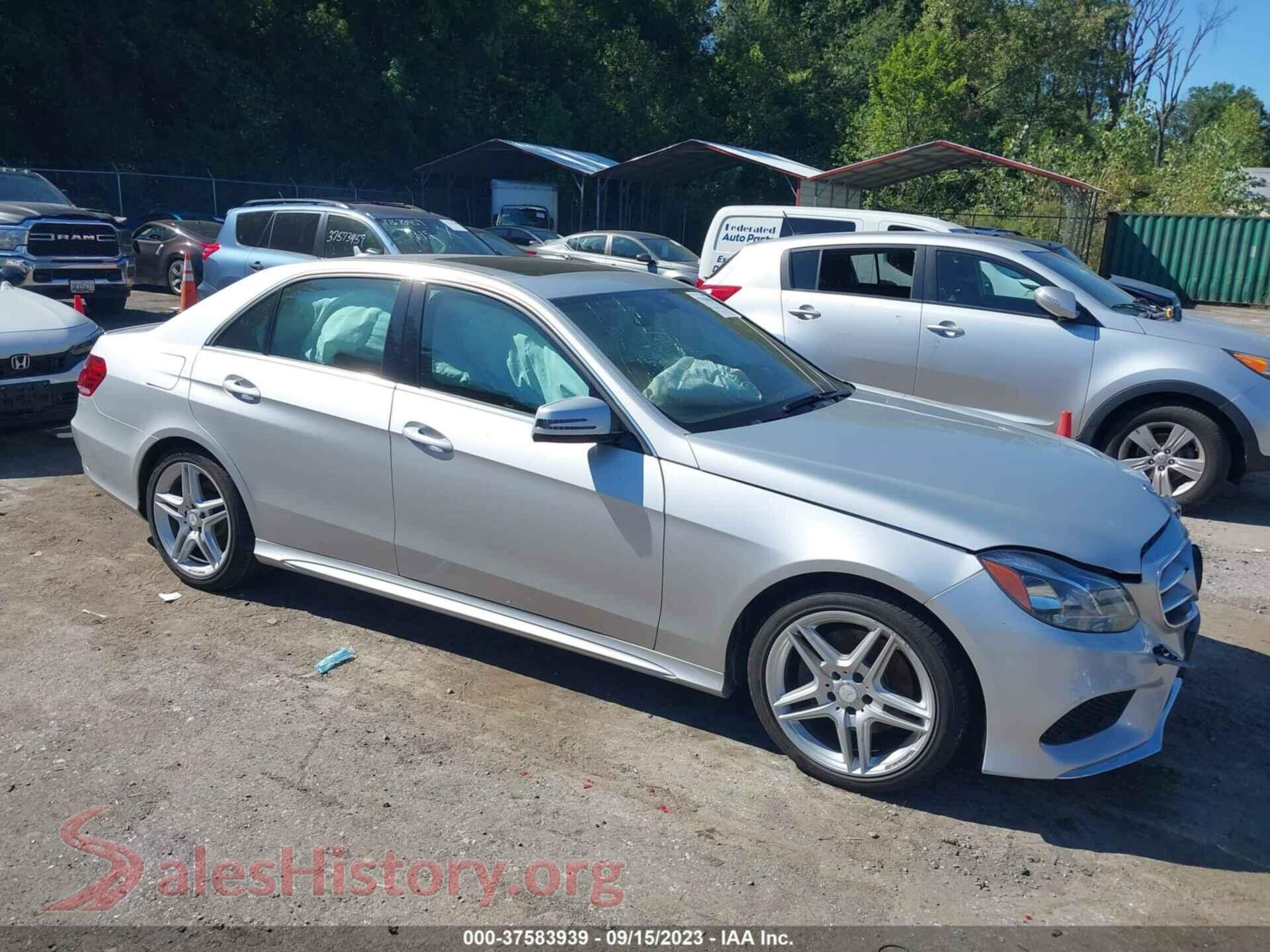 2014 MERCEDES-BENZ E-CLASS — VIN WDDHF8JB0EA851741
