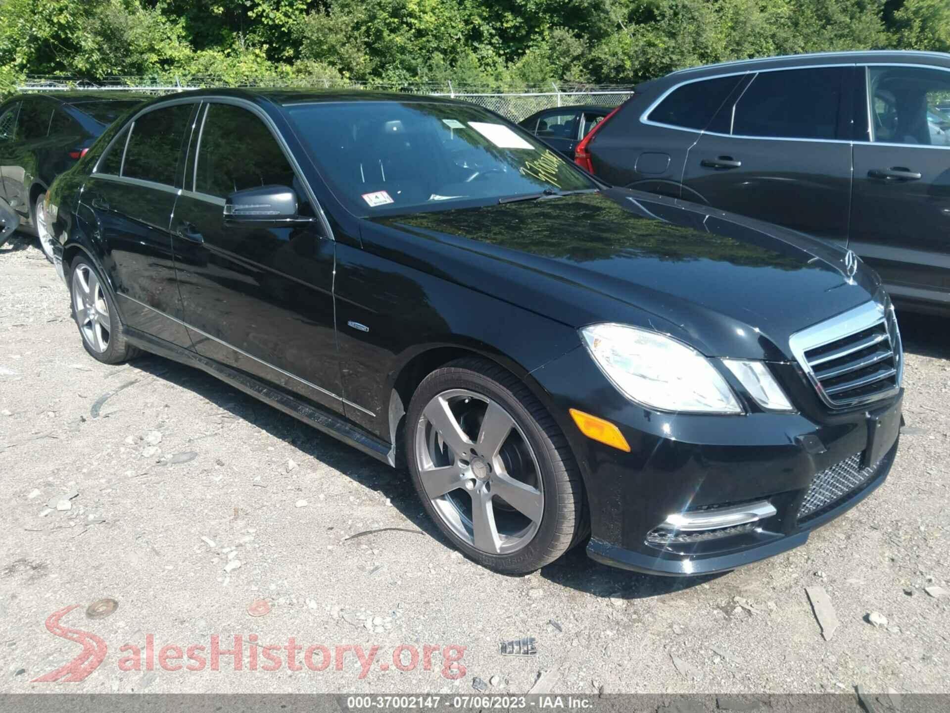 2012 MERCEDES-BENZ E-CLASS — VIN WDDHF8JB6CA596994