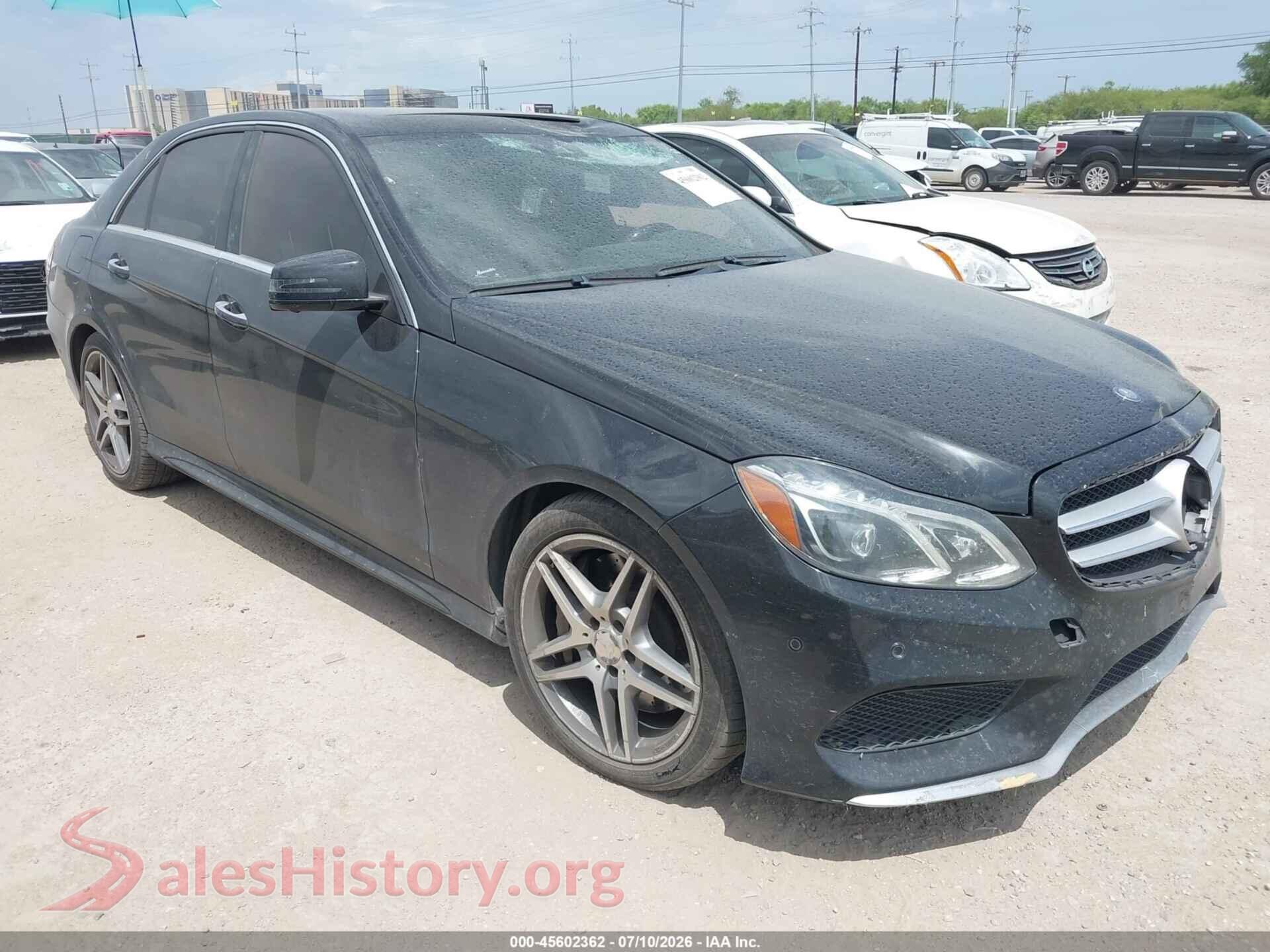 2014 MERCEDES-BENZ E 550 — VIN WDDHF9BB6EA832552