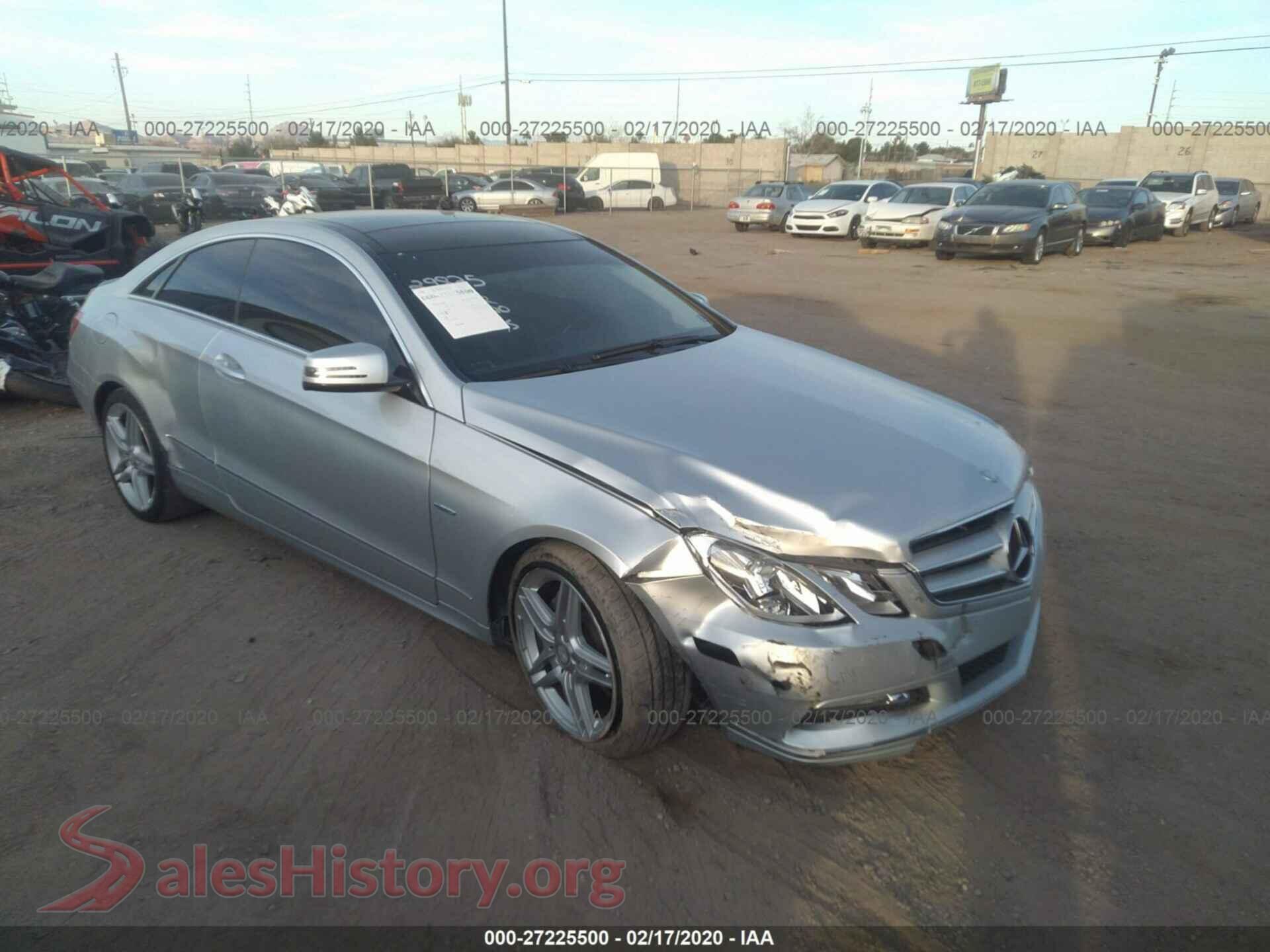 2012 MERCEDES-BENZ E — VIN WDDKJ5KB8CF137440