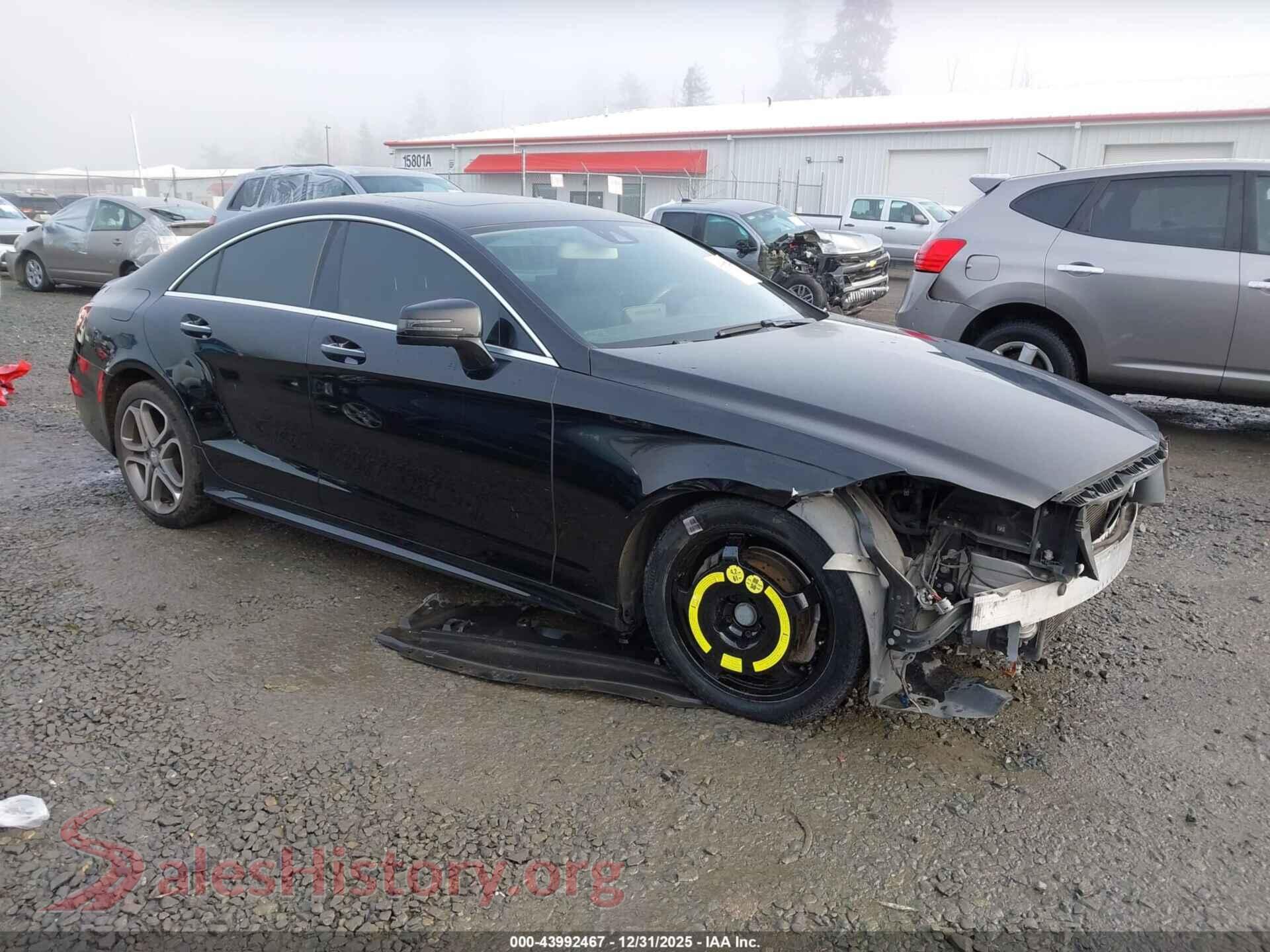 2015 MERCEDES-BENZ CLS 400 — VIN WDDLJ6FB9FA143611