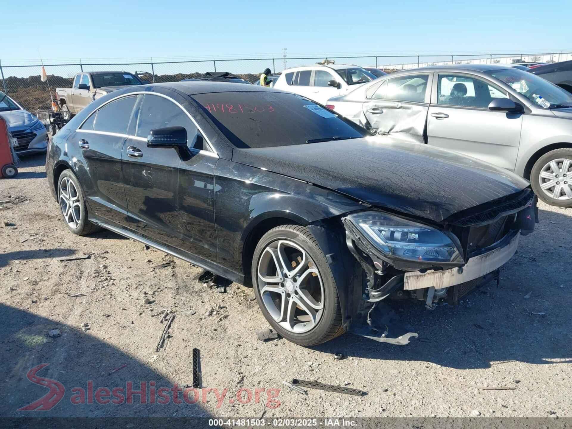 2015 MERCEDES-BENZ CLS 400 — VIN WDDLJ6HB6FA133907