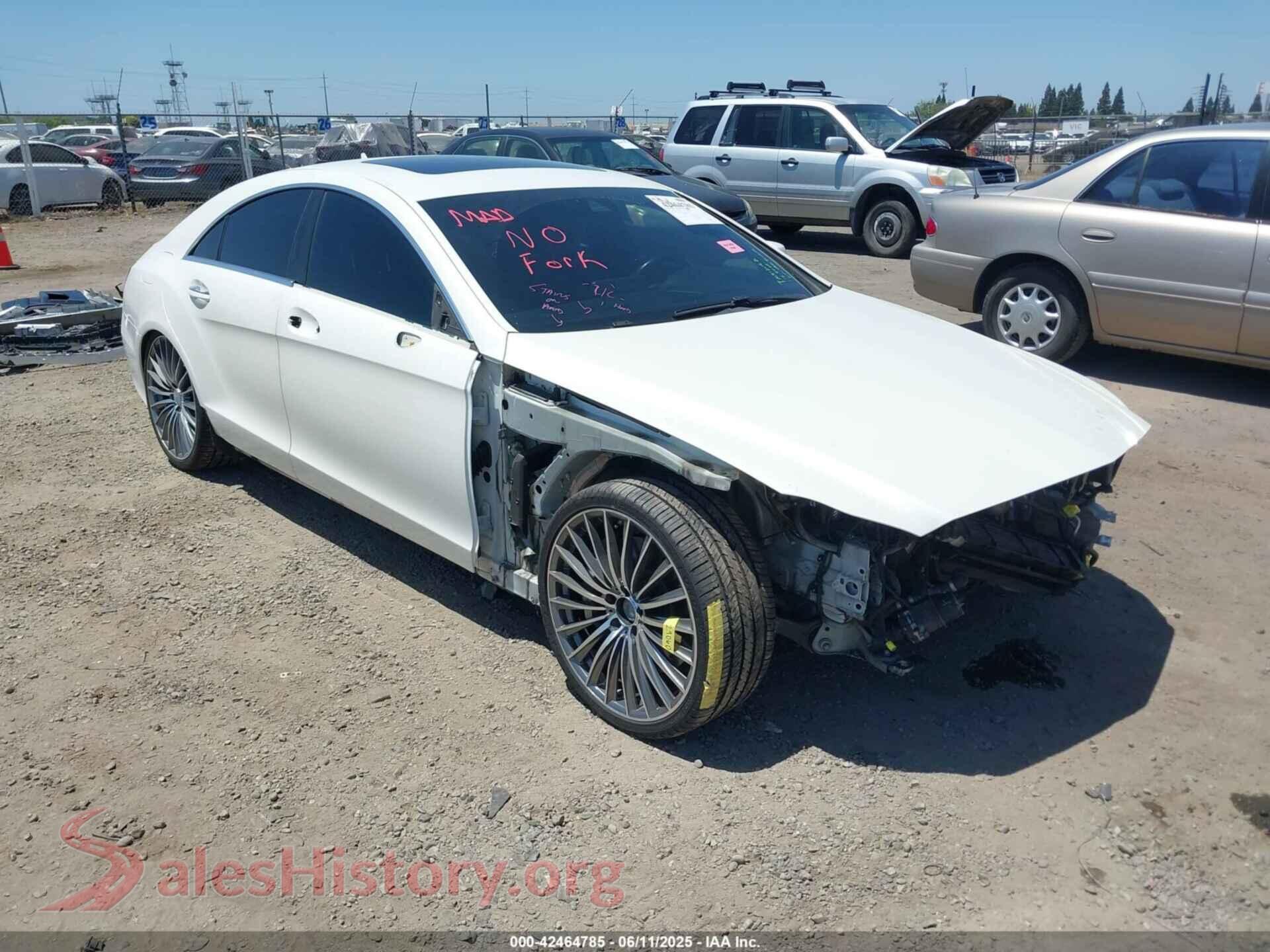 2016 MERCEDES-BENZ CLS 550 — VIN WDDLJ7DB7GA170526