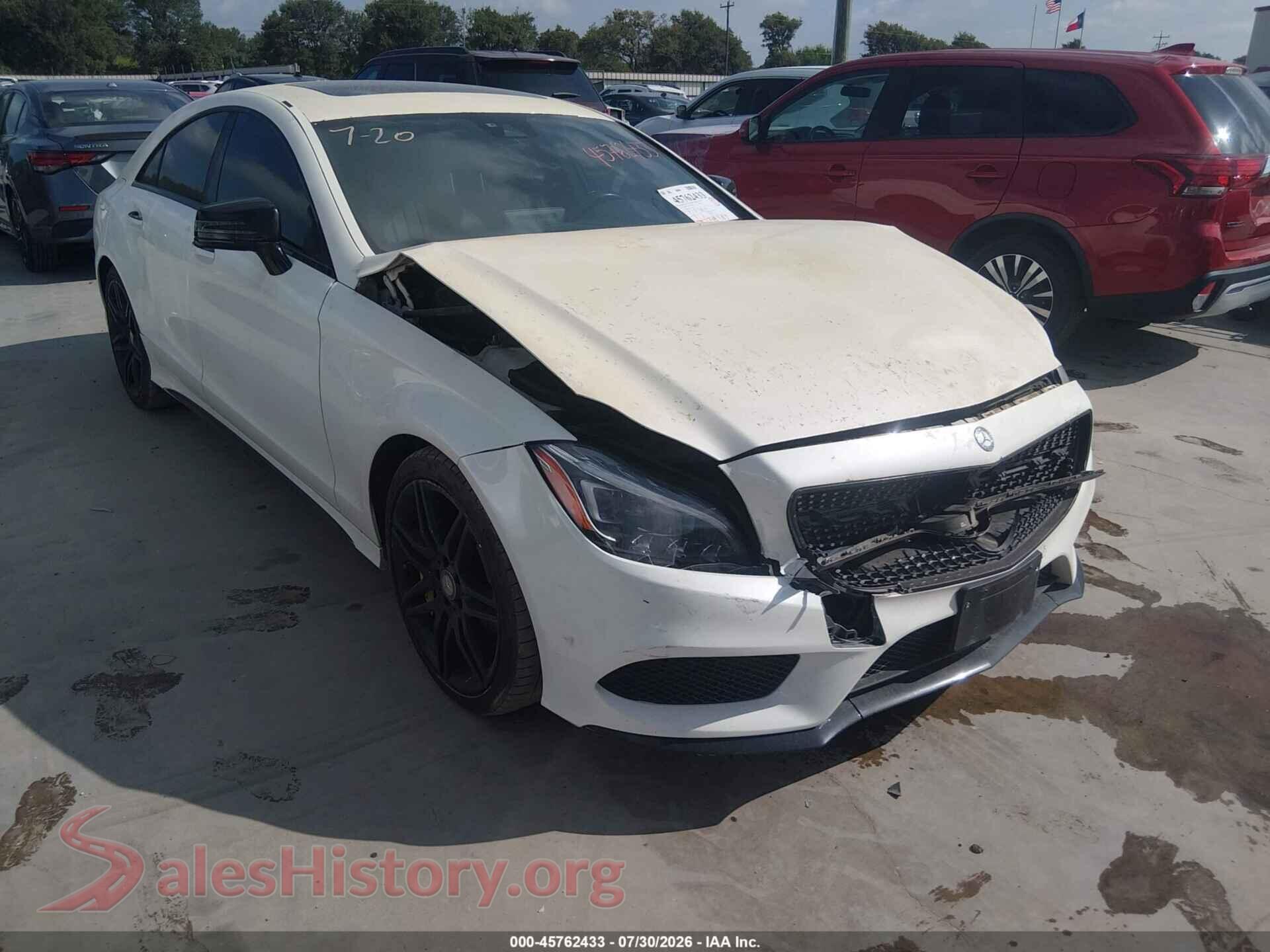 2017 MERCEDES-BENZ CLS 550 — VIN WDDLJ7DB7HA194505