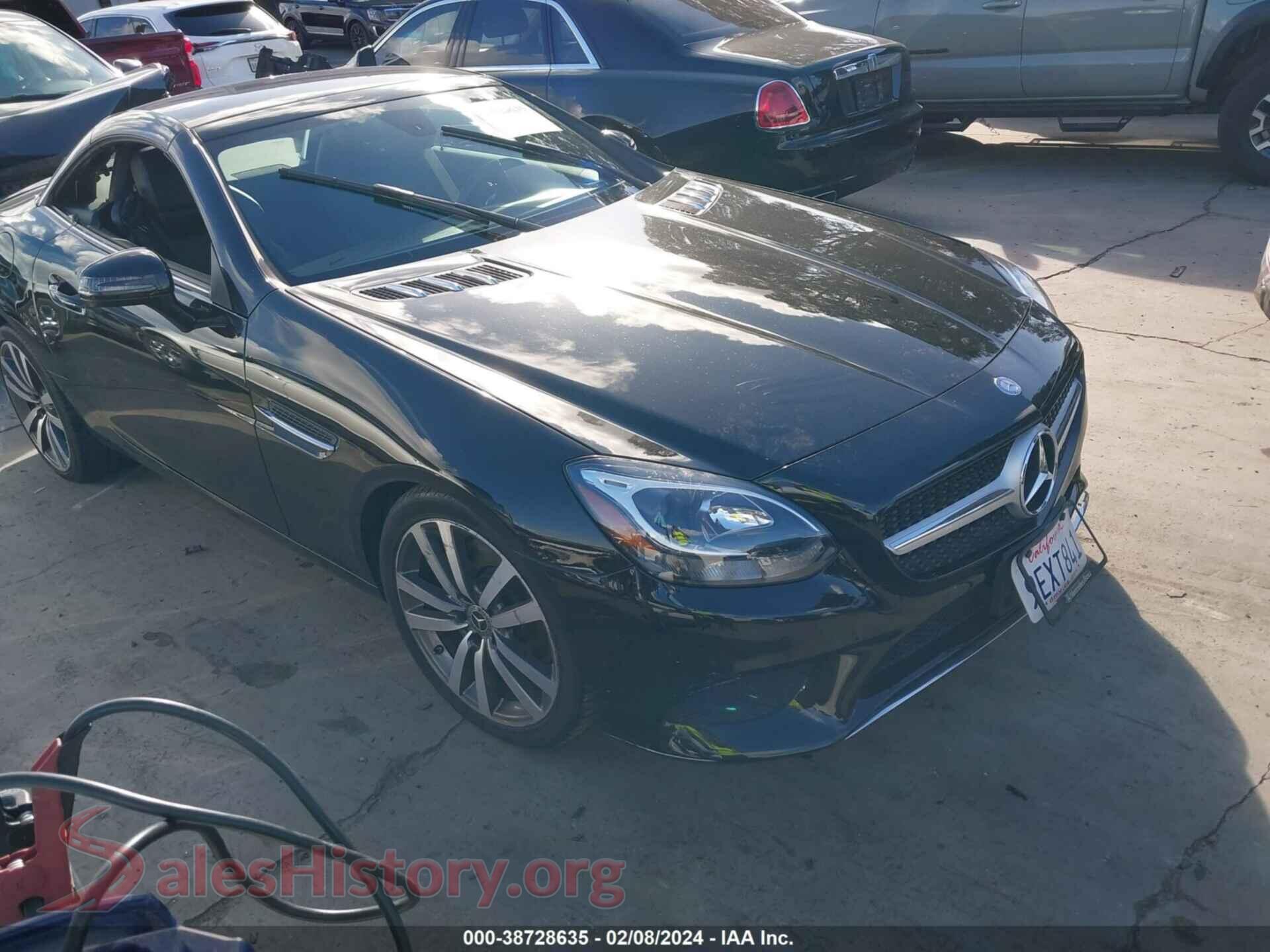 2017 MERCEDES-BENZ SLC 300 — VIN WDDPK3JA4HF139399
