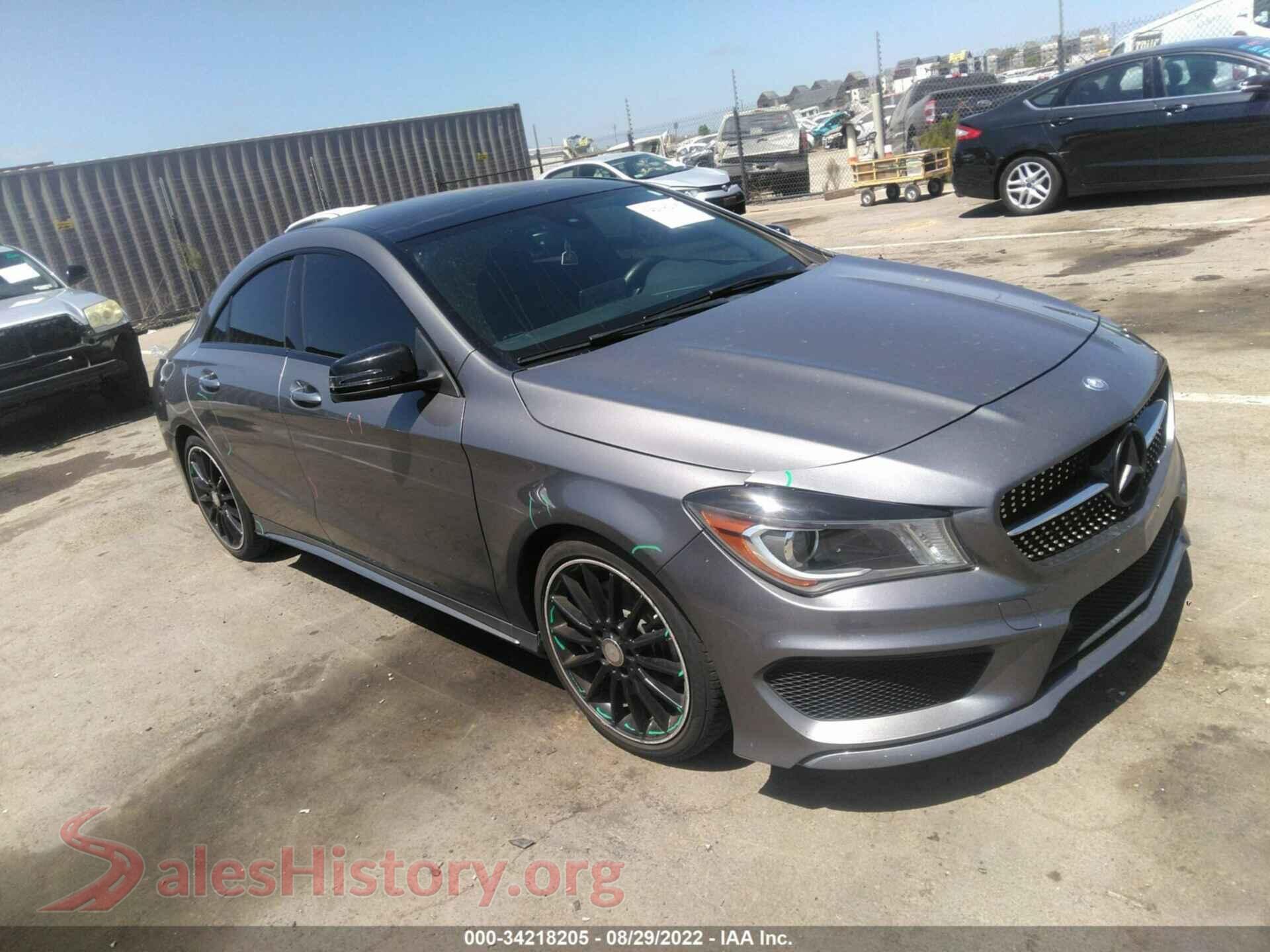 2016 MERCEDES-BENZ CLA — VIN WDDSJ4EB1GN369511