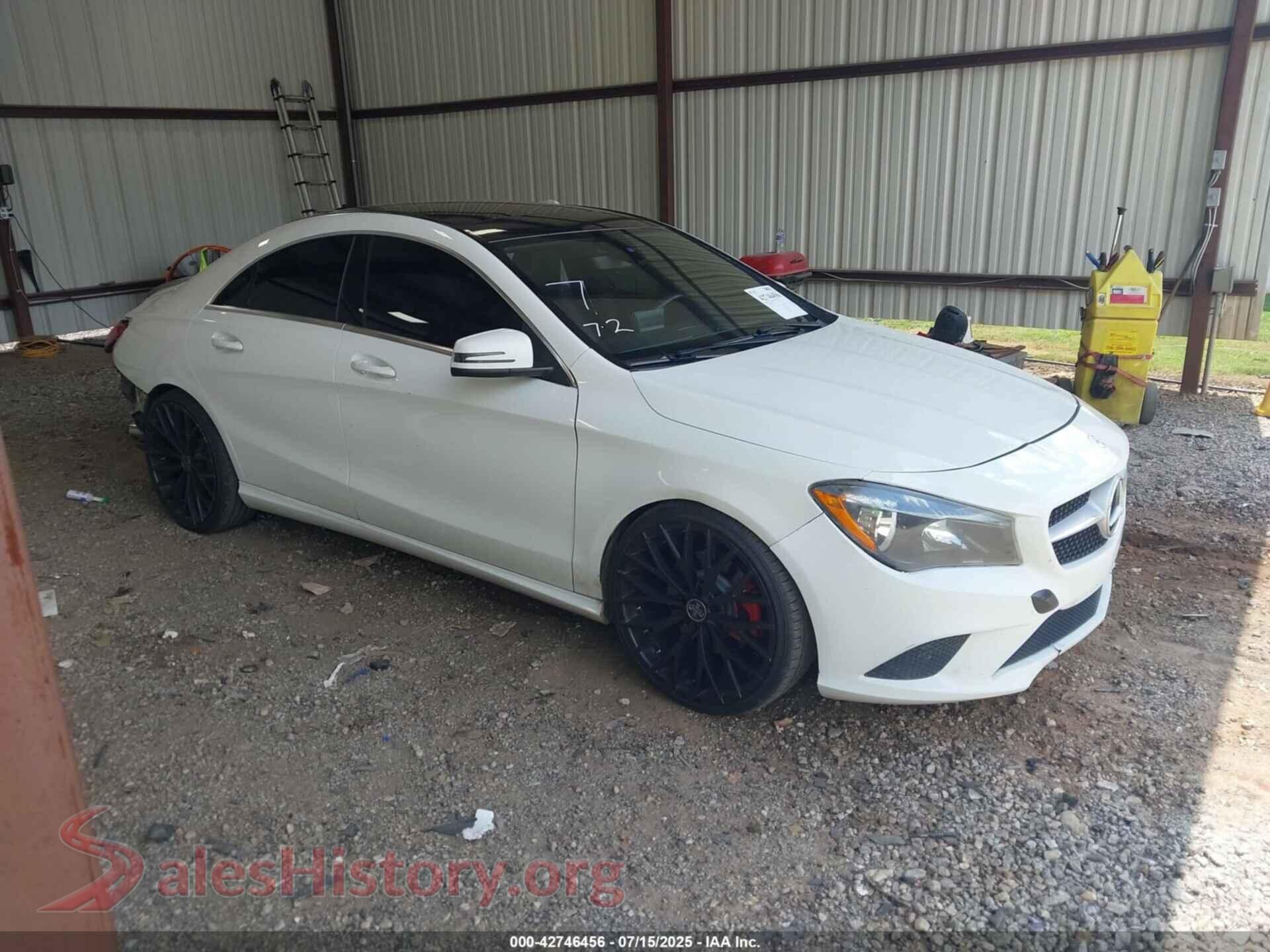 2015 MERCEDES-BENZ CLA 250 — VIN WDDSJ4EB2FN203478