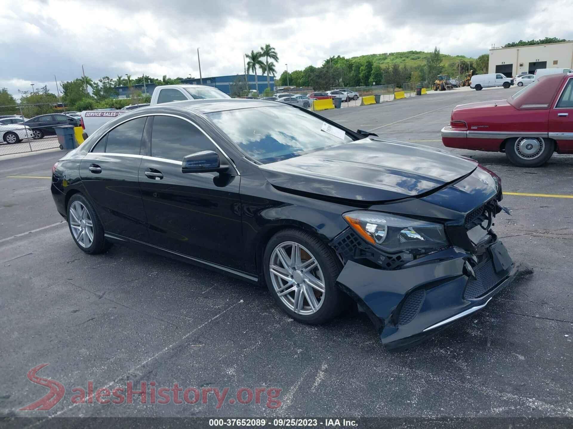 2019 MERCEDES-BENZ CLA 250 — VIN WDDSJ4EB2KN740393