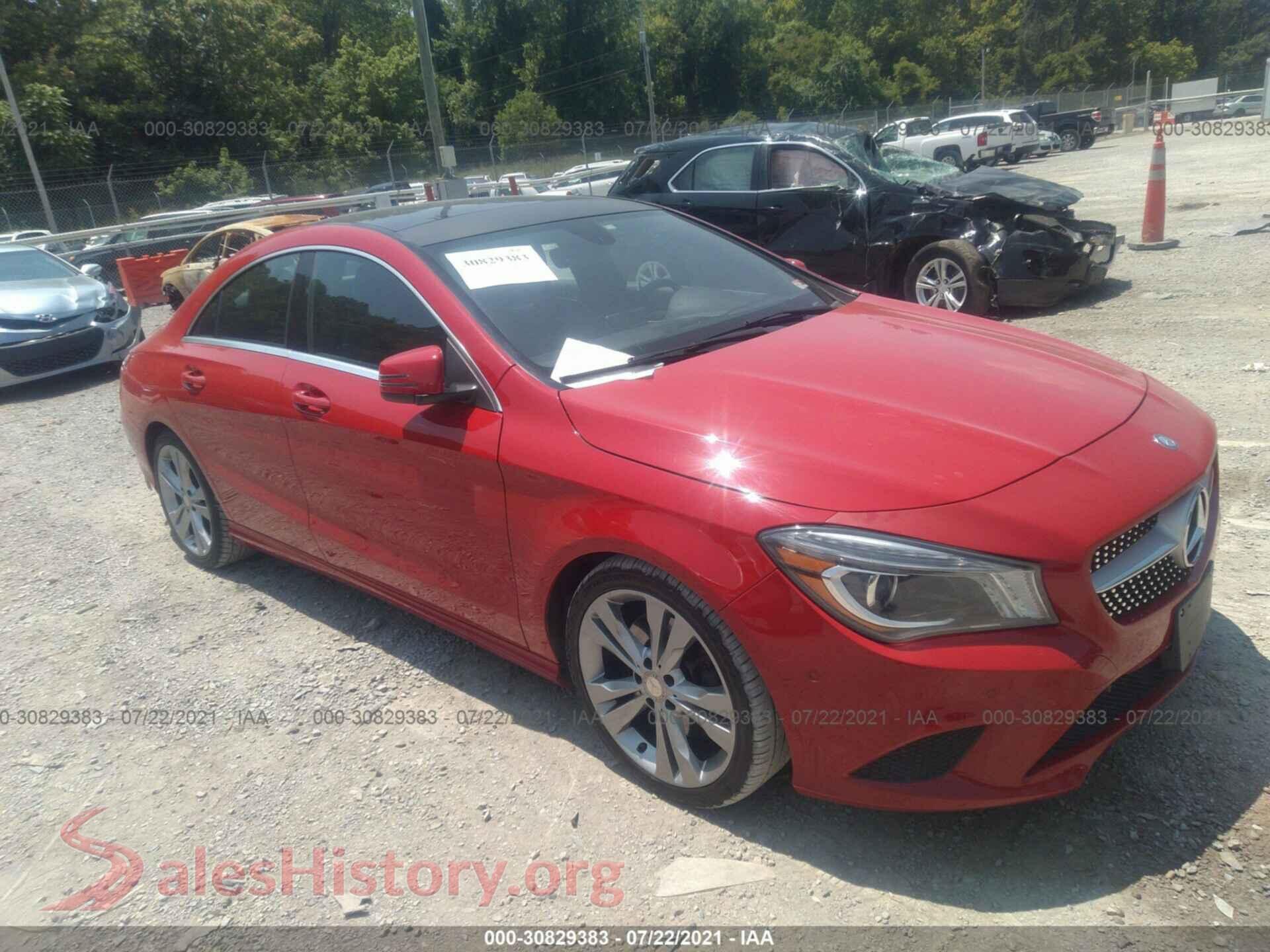 2014 MERCEDES-BENZ CLA-CLASS — VIN WDDSJ4EB3EN017348