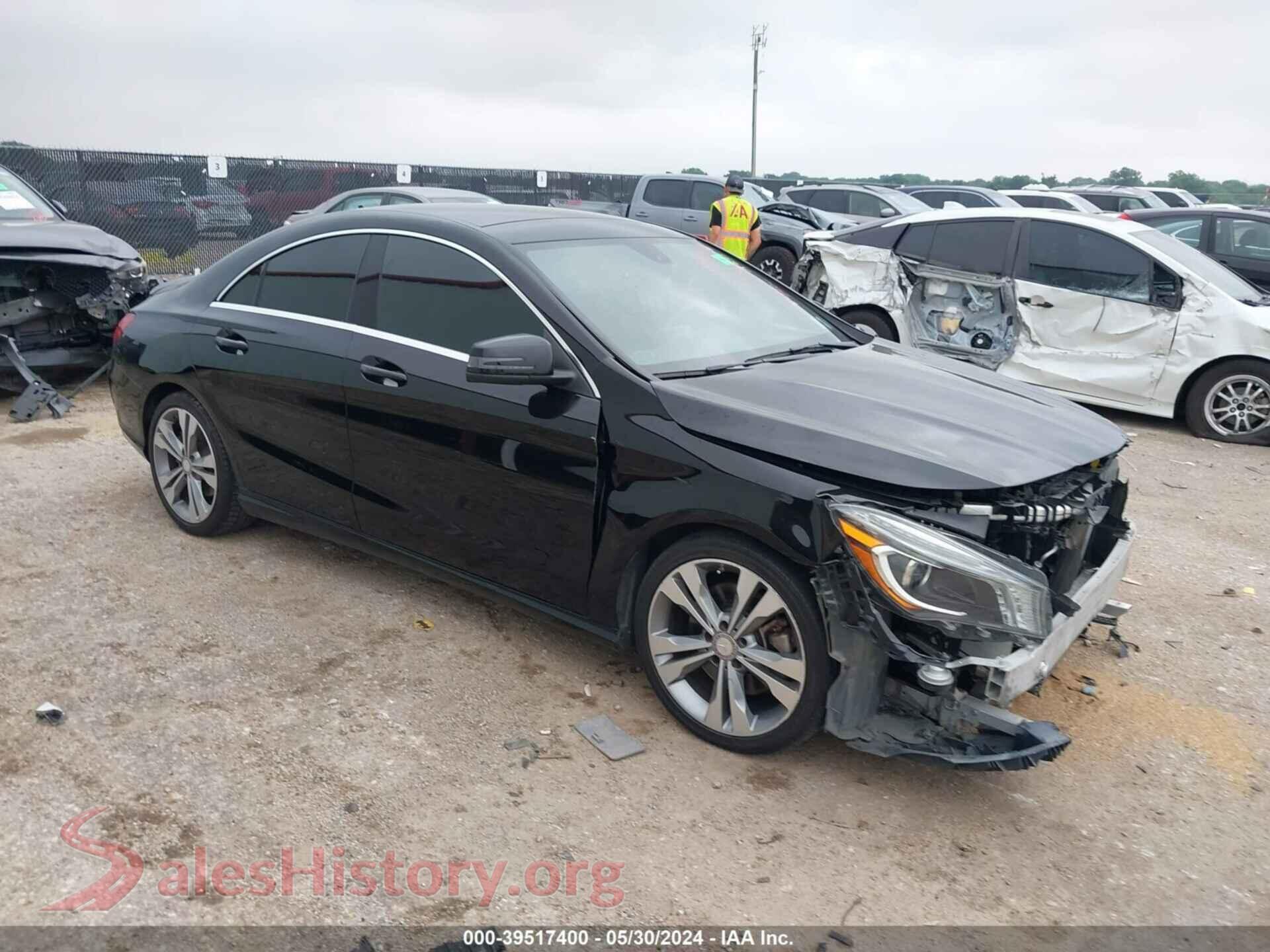 2014 MERCEDES-BENZ CLA 250 — VIN WDDSJ4EB3EN035199