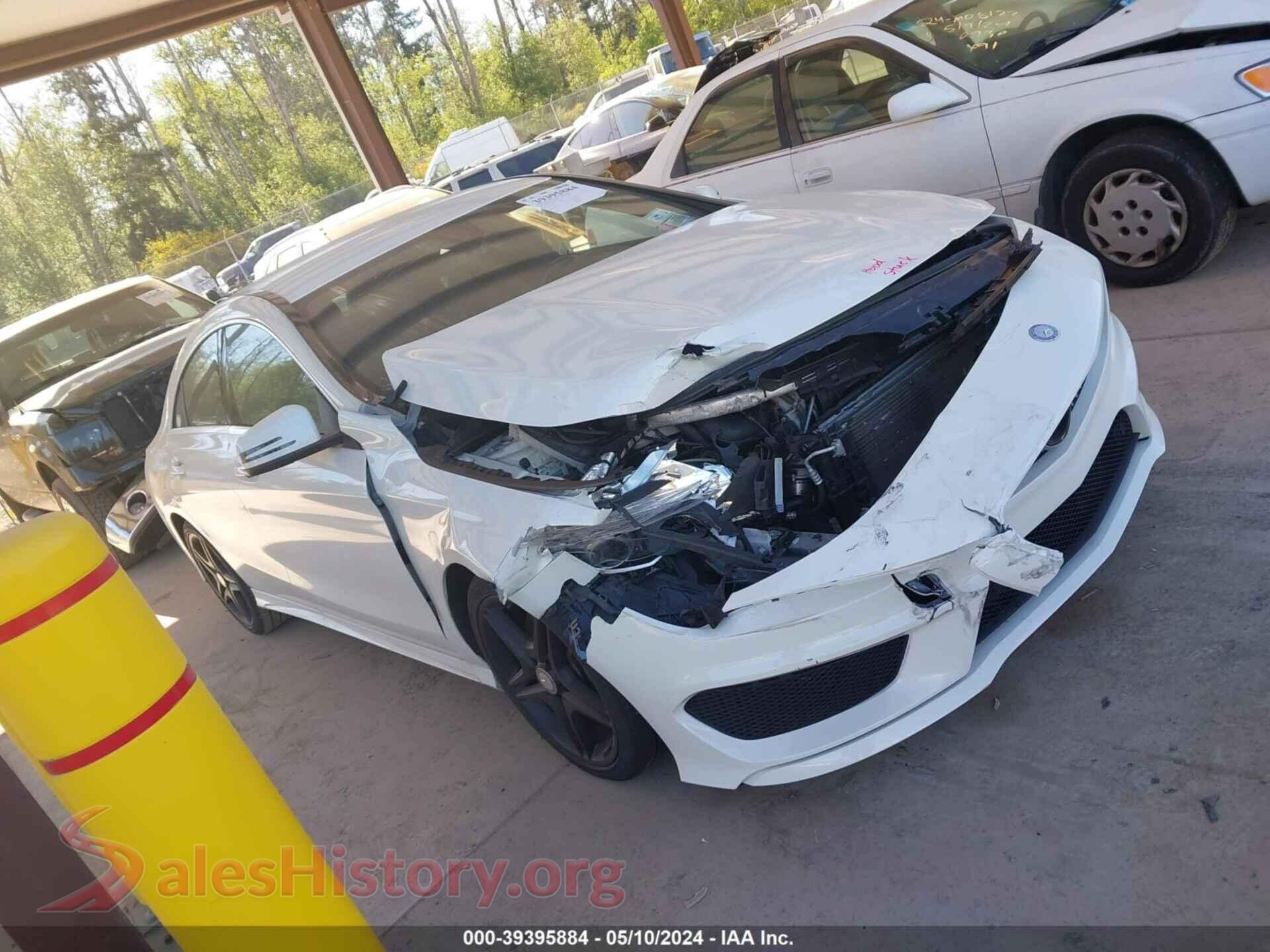 2014 MERCEDES-BENZ CLA 250 — VIN WDDSJ4EB3EN152412