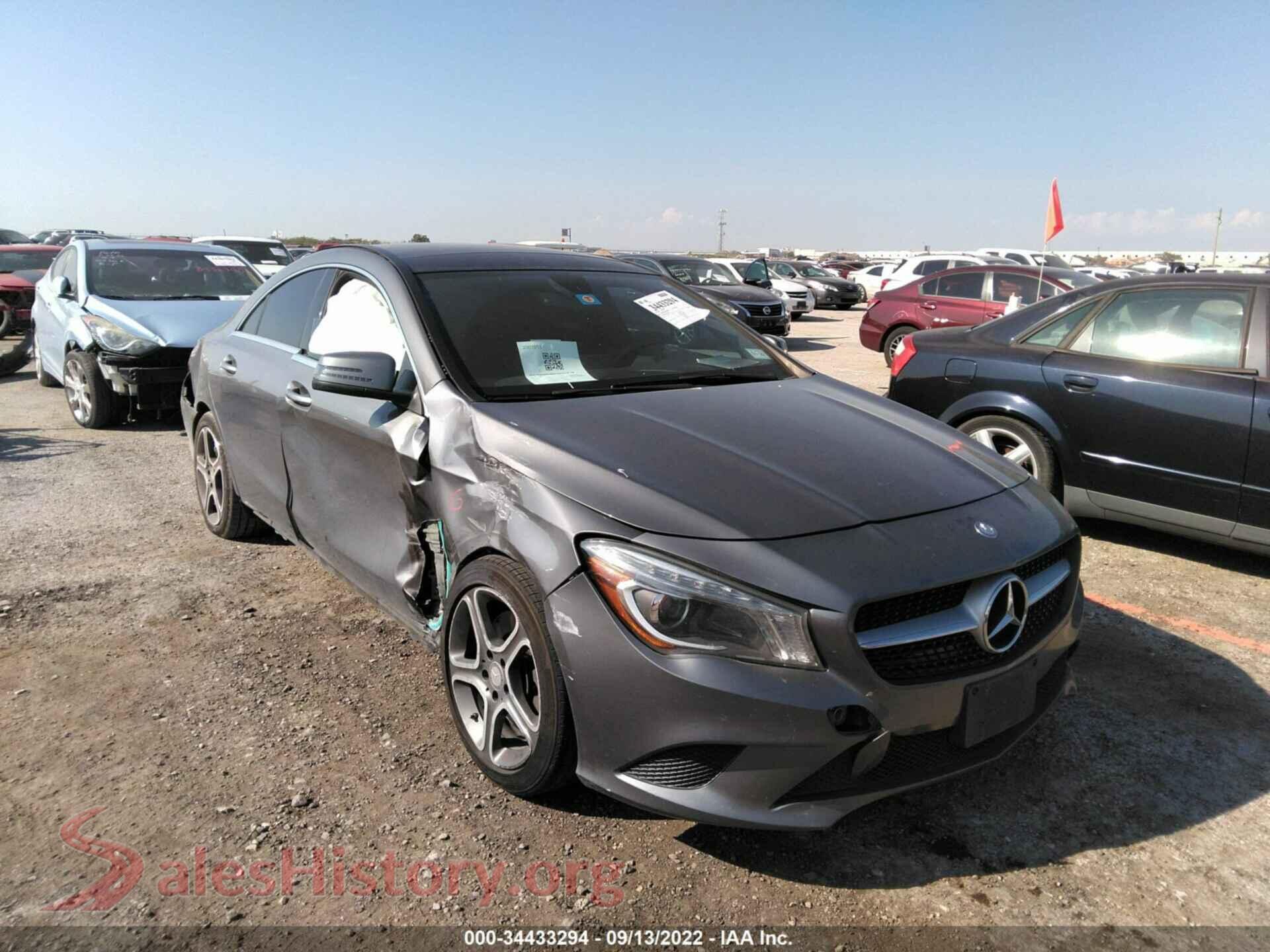 2014 MERCEDES-BENZ CLA-CLASS — VIN WDDSJ4EB4EN041531