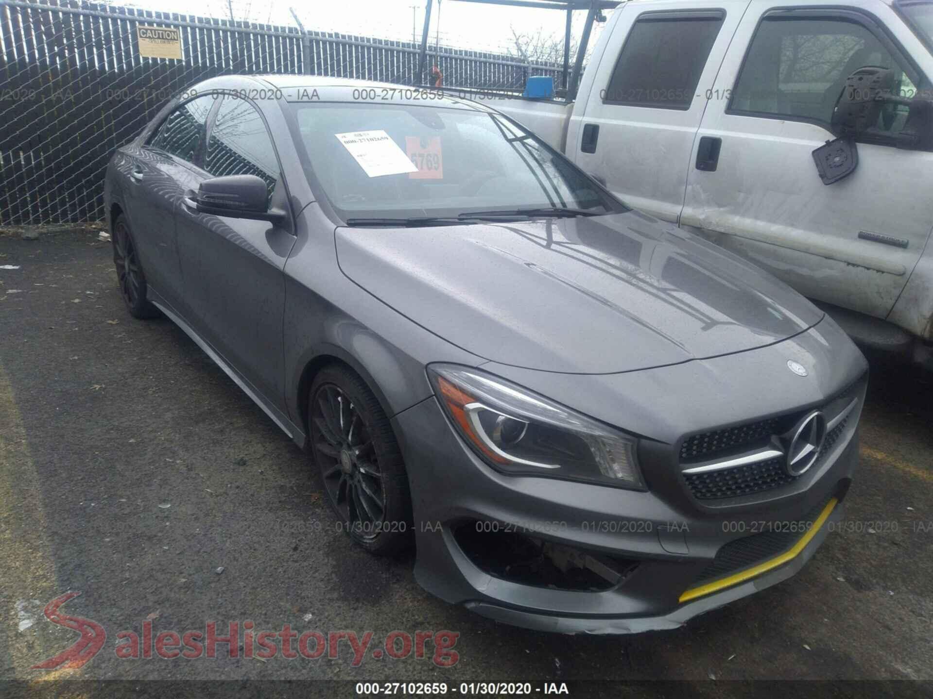 2014 MERCEDES-BENZ CLA — VIN WDDSJ4EB6EN025363