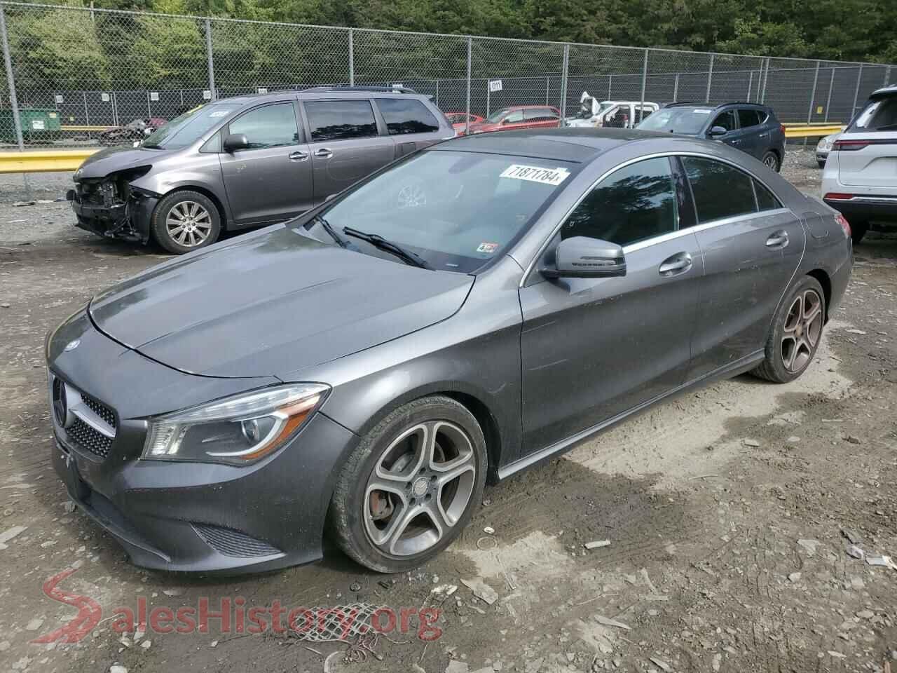 2014 MERCEDES-BENZ CLA-CLASS — VIN WDDSJ4EB6EN054068