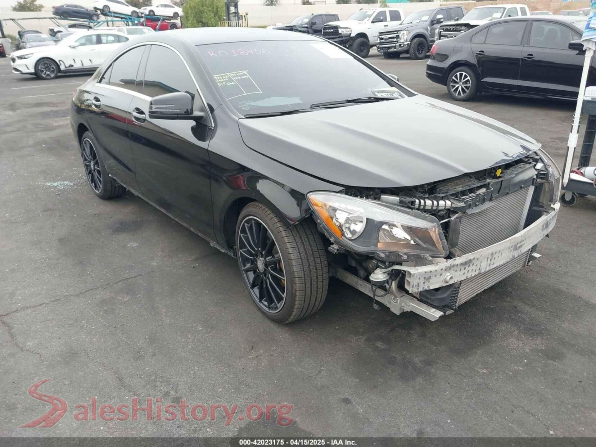 2014 MERCEDES-BENZ CLA 250 — VIN WDDSJ4EB6EN137368