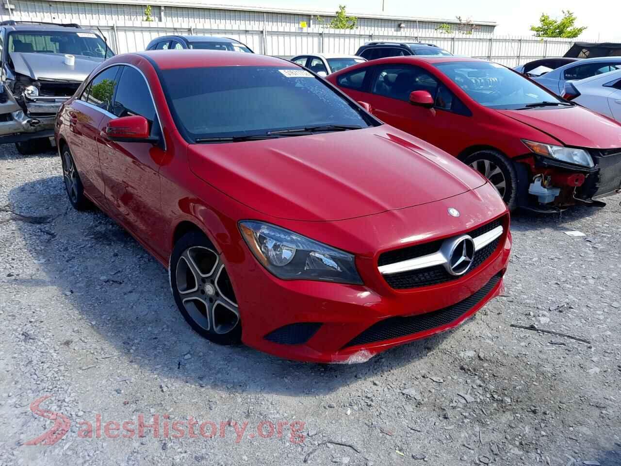 2014 MERCEDES-BENZ CLA-CLASS — VIN WDDSJ4EB8EN038163