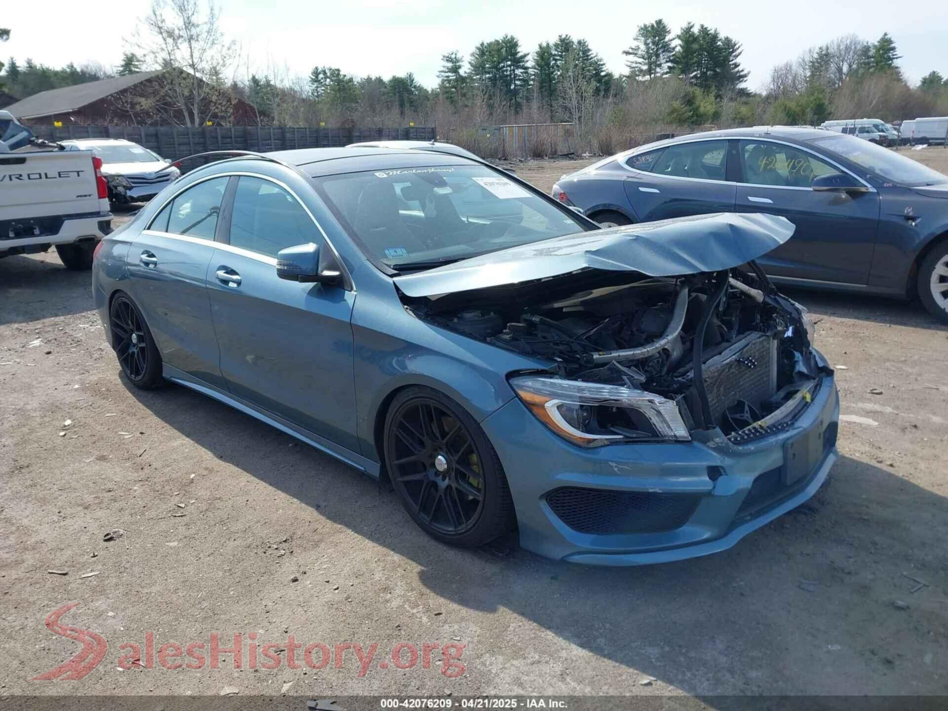 2014 MERCEDES-BENZ CLA 250 — VIN WDDSJ4EB9EN056350