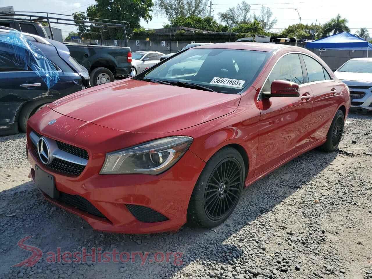 2014 MERCEDES-BENZ CLA-CLASS — VIN WDDSJ4EB9EN159221