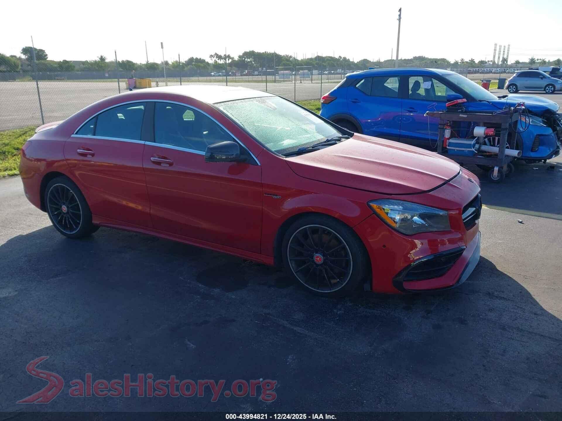 2015 MERCEDES-BENZ CLA 250 — VIN WDDSJ4EBXFN194321