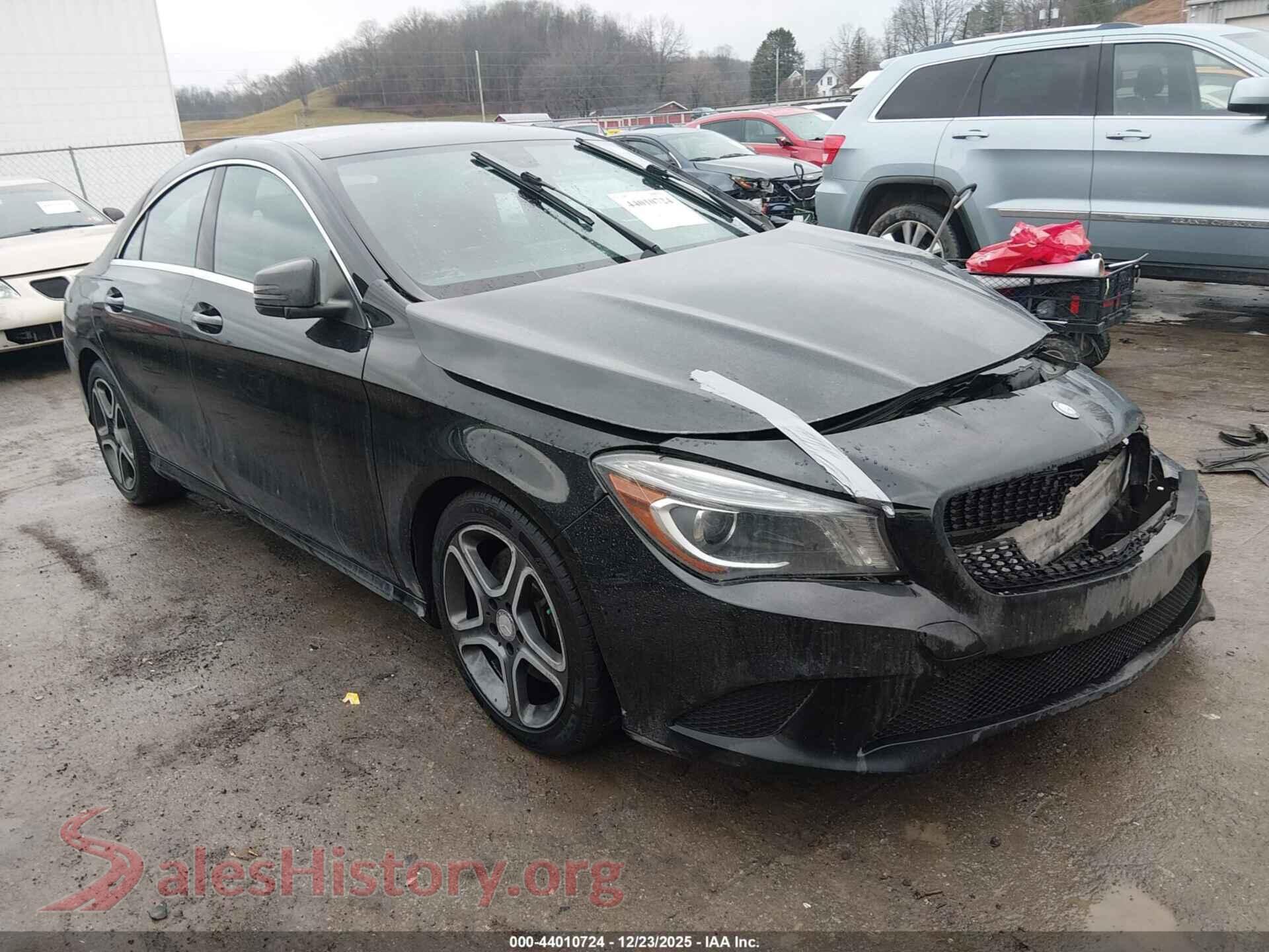 2014 MERCEDES-BENZ CLA 250 — VIN WDDSJ4GB0EN141378