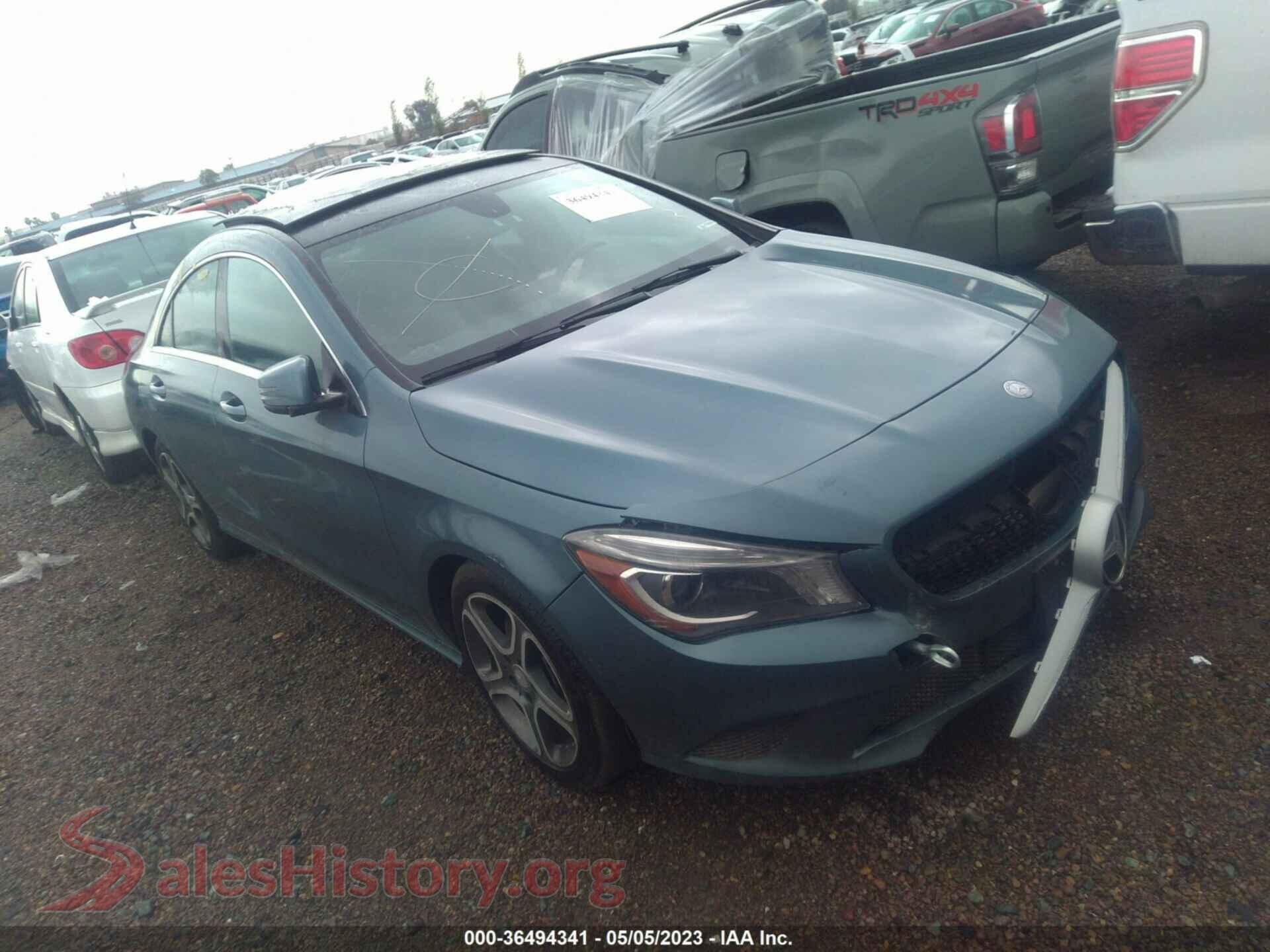 2014 MERCEDES-BENZ CLA-CLASS — VIN WDDSJ4GB7EN102318