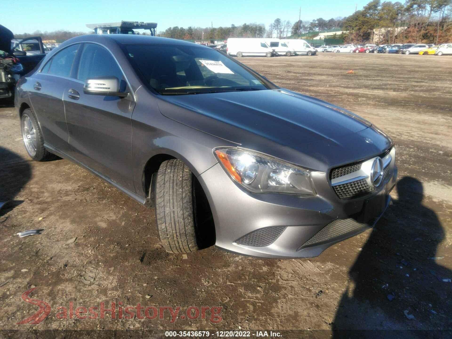 2014 MERCEDES-BENZ CLA-CLASS — VIN WDDSJ4GB9EN154775