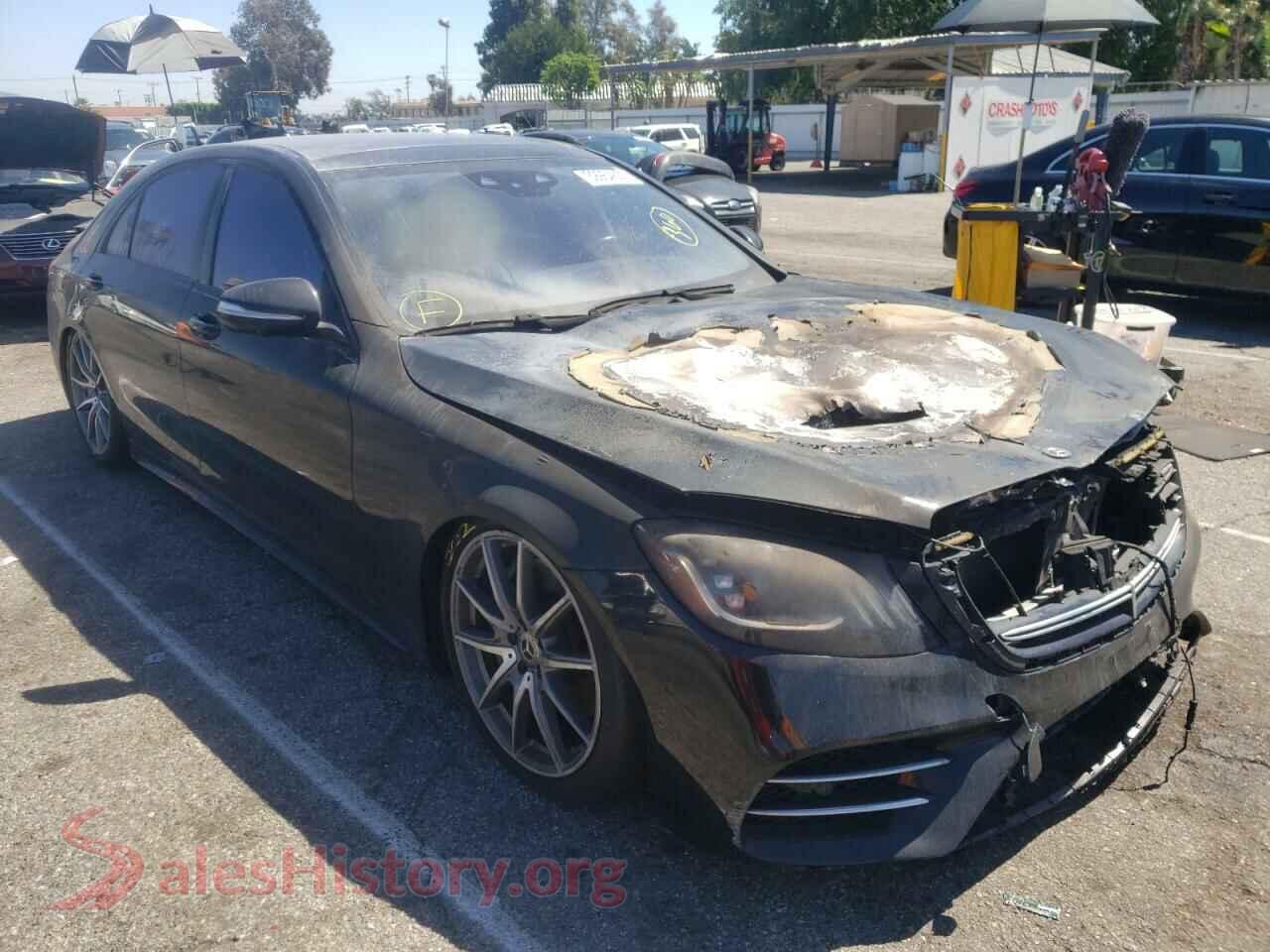 2018 MERCEDES-BENZ S-CLASS — VIN WDDUG6GB7JA375702