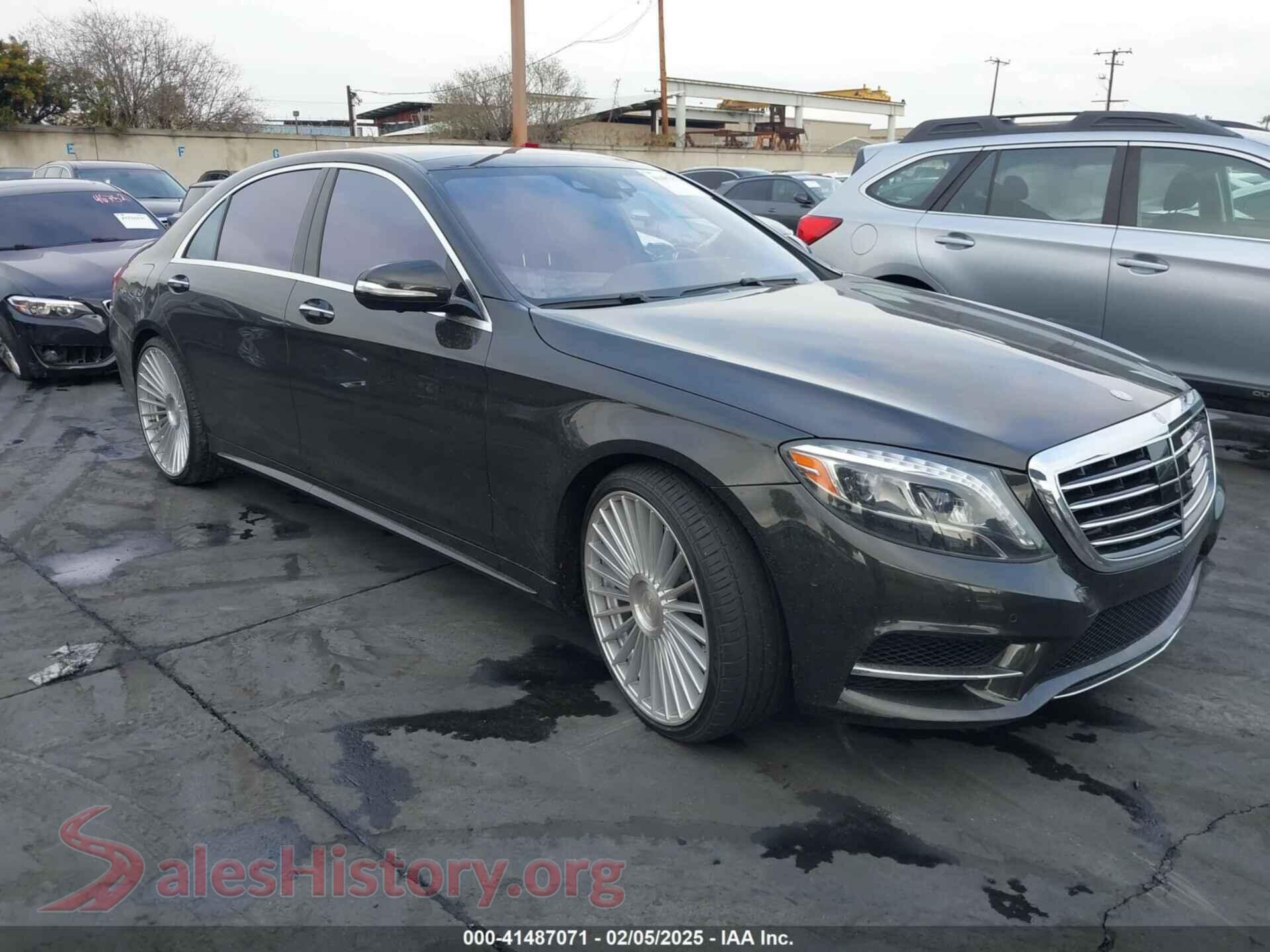 2015 MERCEDES-BENZ S 550 — VIN WDDUG8CB1FA094259