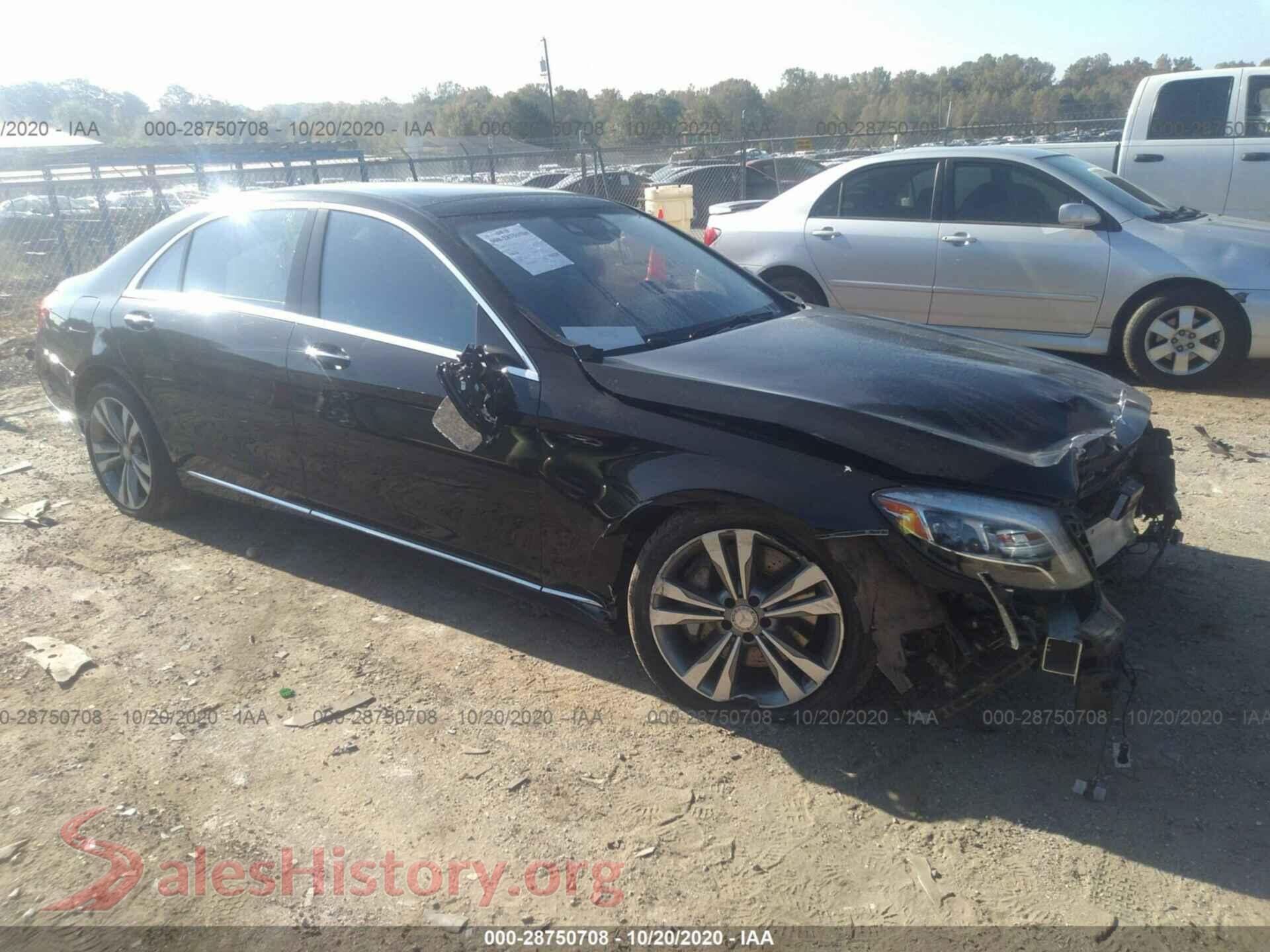 2016 MERCEDES-BENZ S-CLASS — VIN WDDUG8CB5GA208622