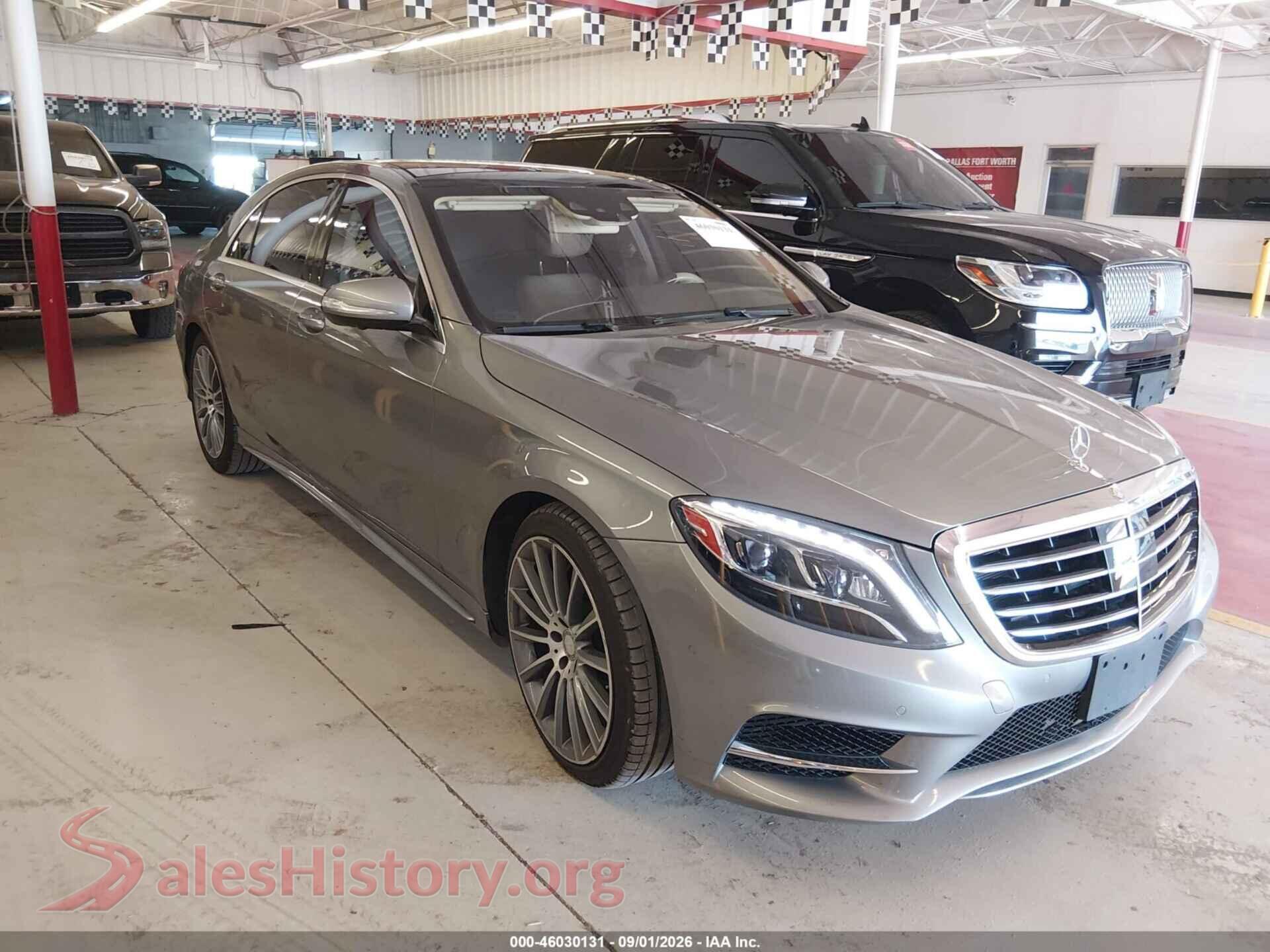 2015 MERCEDES-BENZ S 550 — VIN WDDUG8CB7FA182944